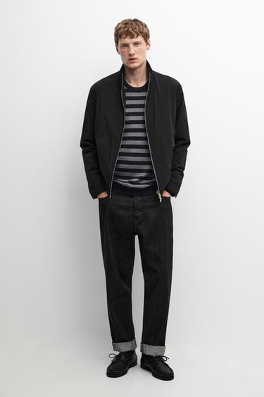 Technical jacket with pocket detail — BLACK 1