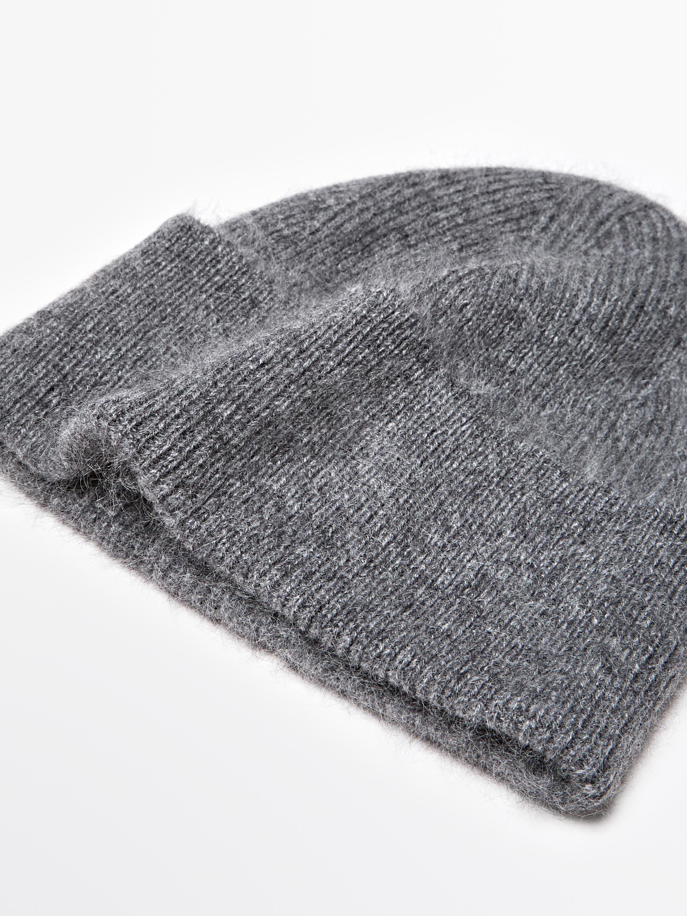 Gorro de malha 100% caxemira