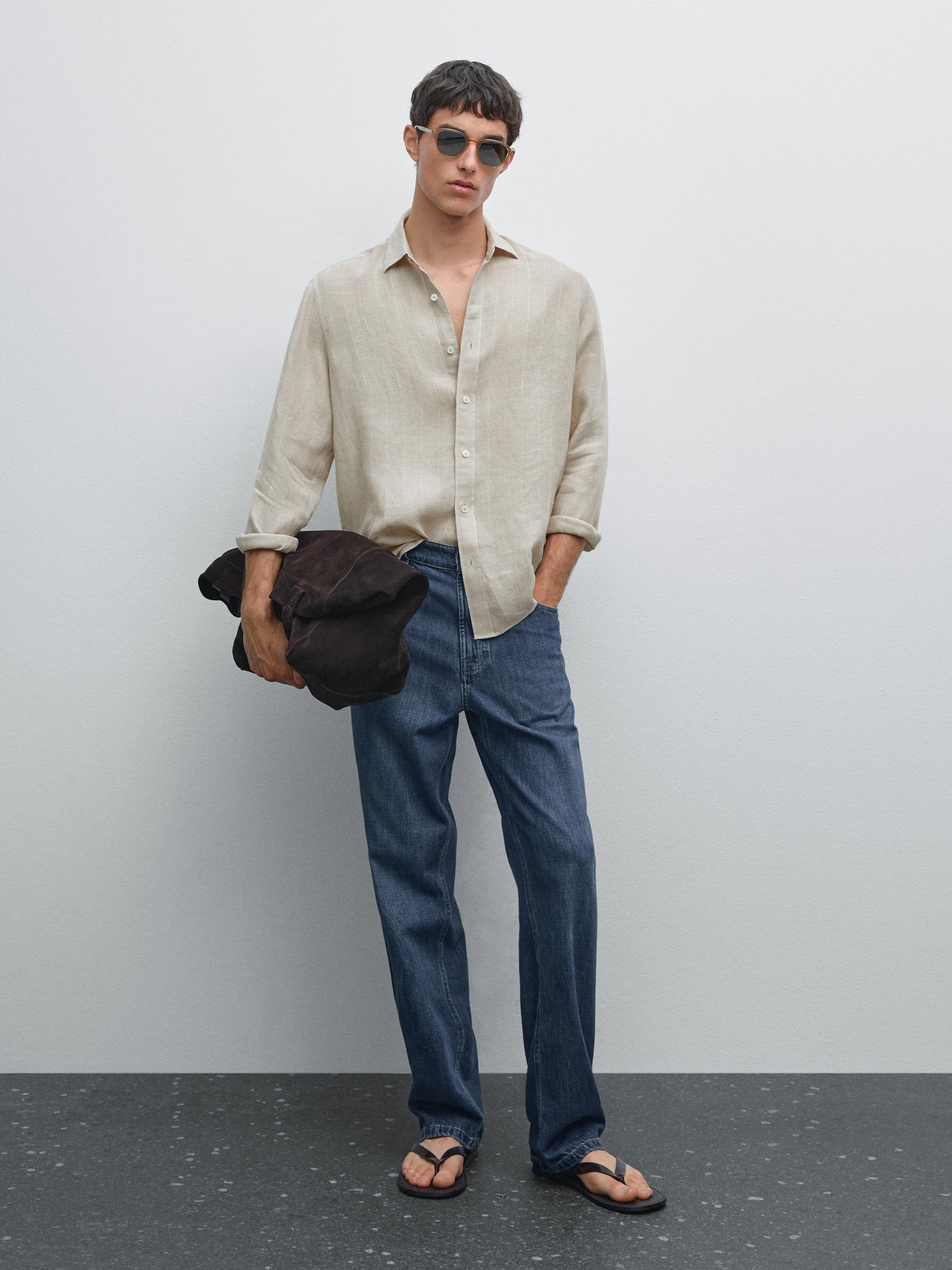 Regular fit striped shirt