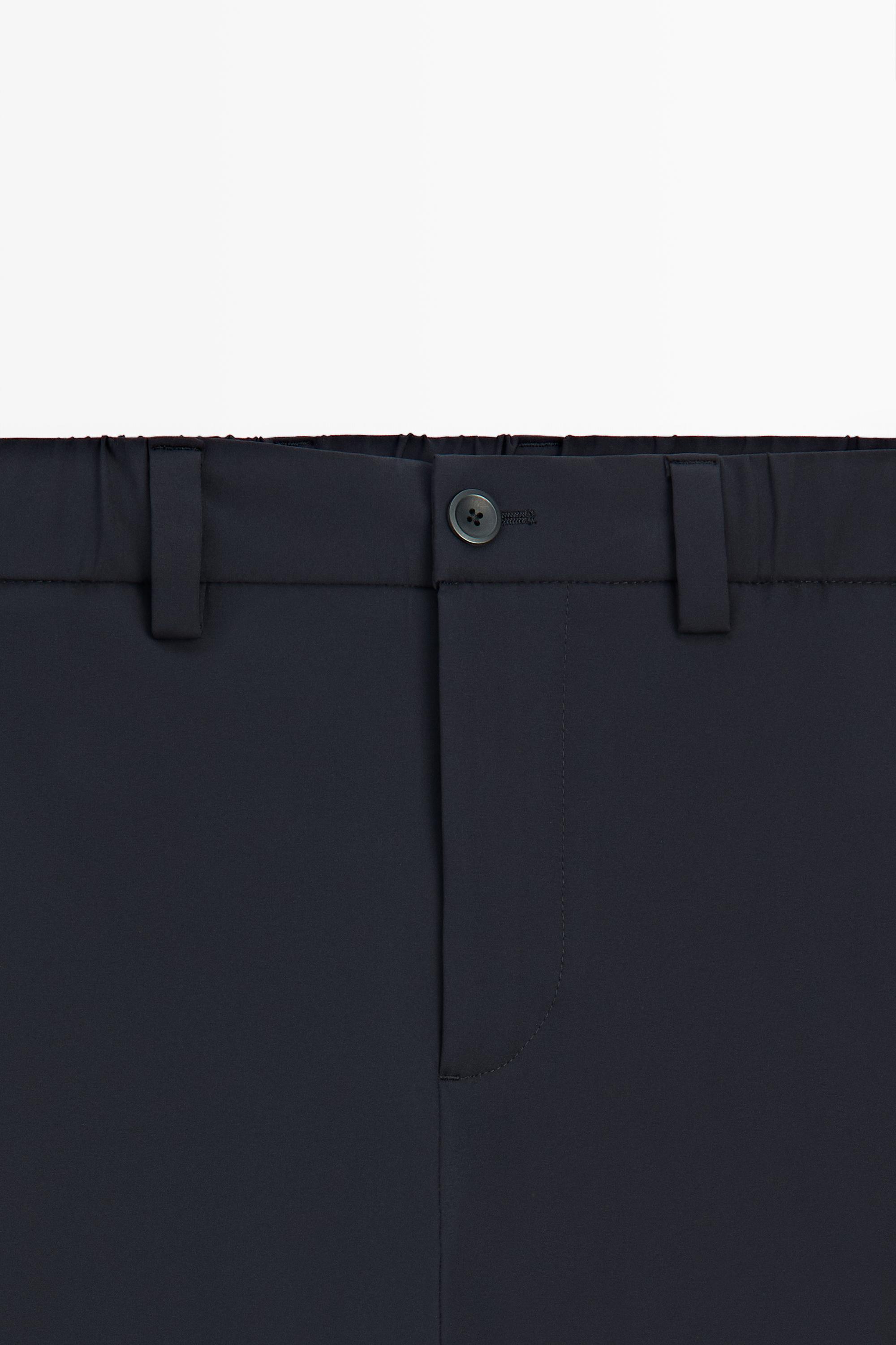 Regular-fit technical pants — NAVY BLUE