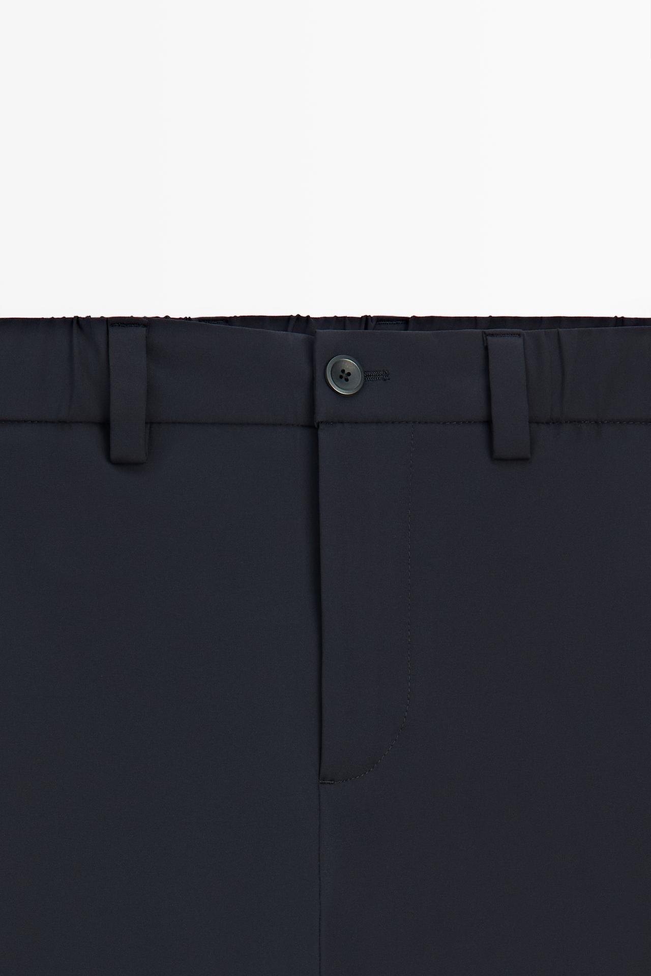 Regular-fit technical pants — NAVY BLUE
