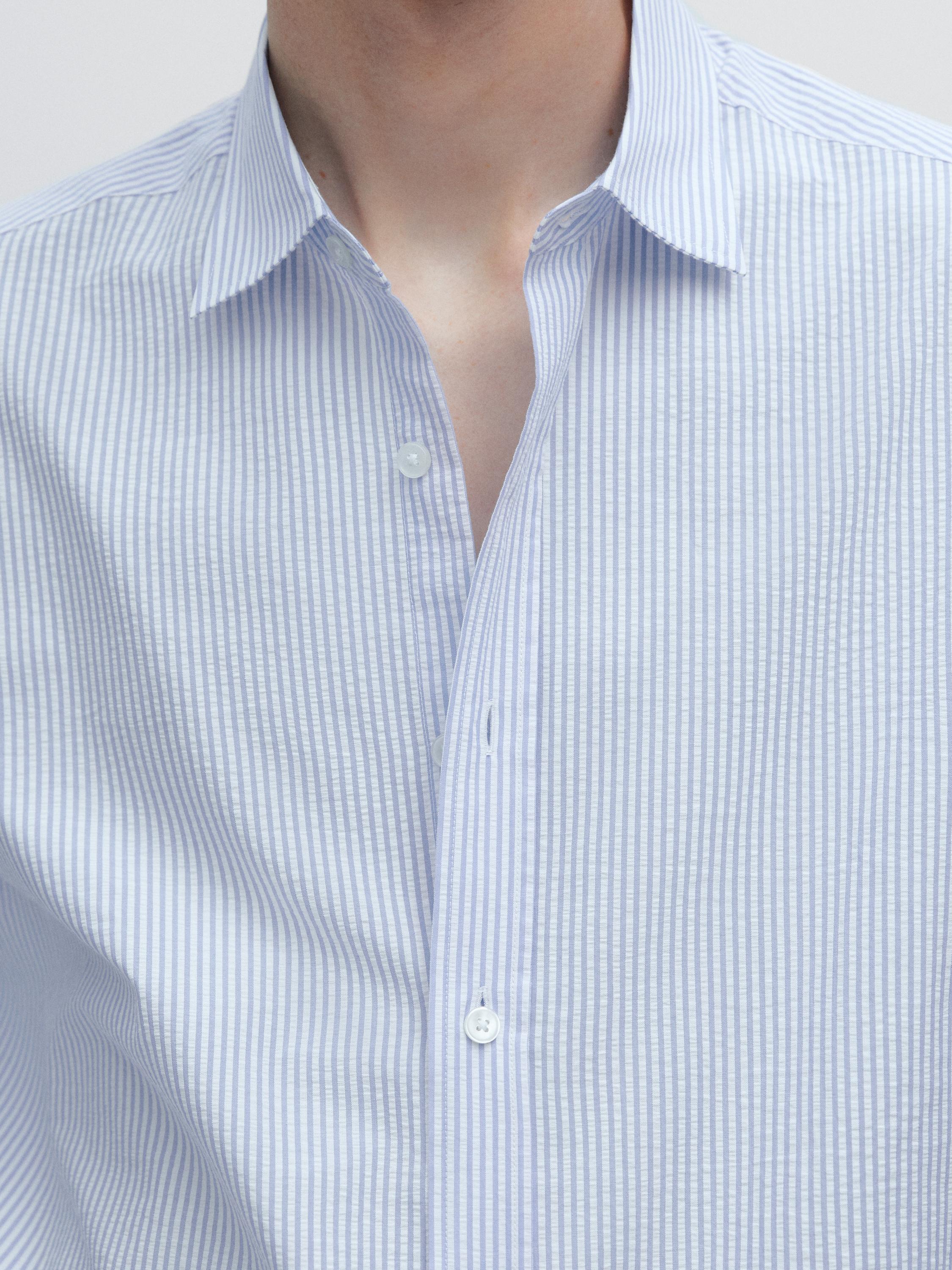 Regular fit striped shirt