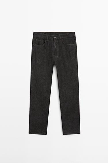 Lightweight tapered fit jeans — BLACK 2