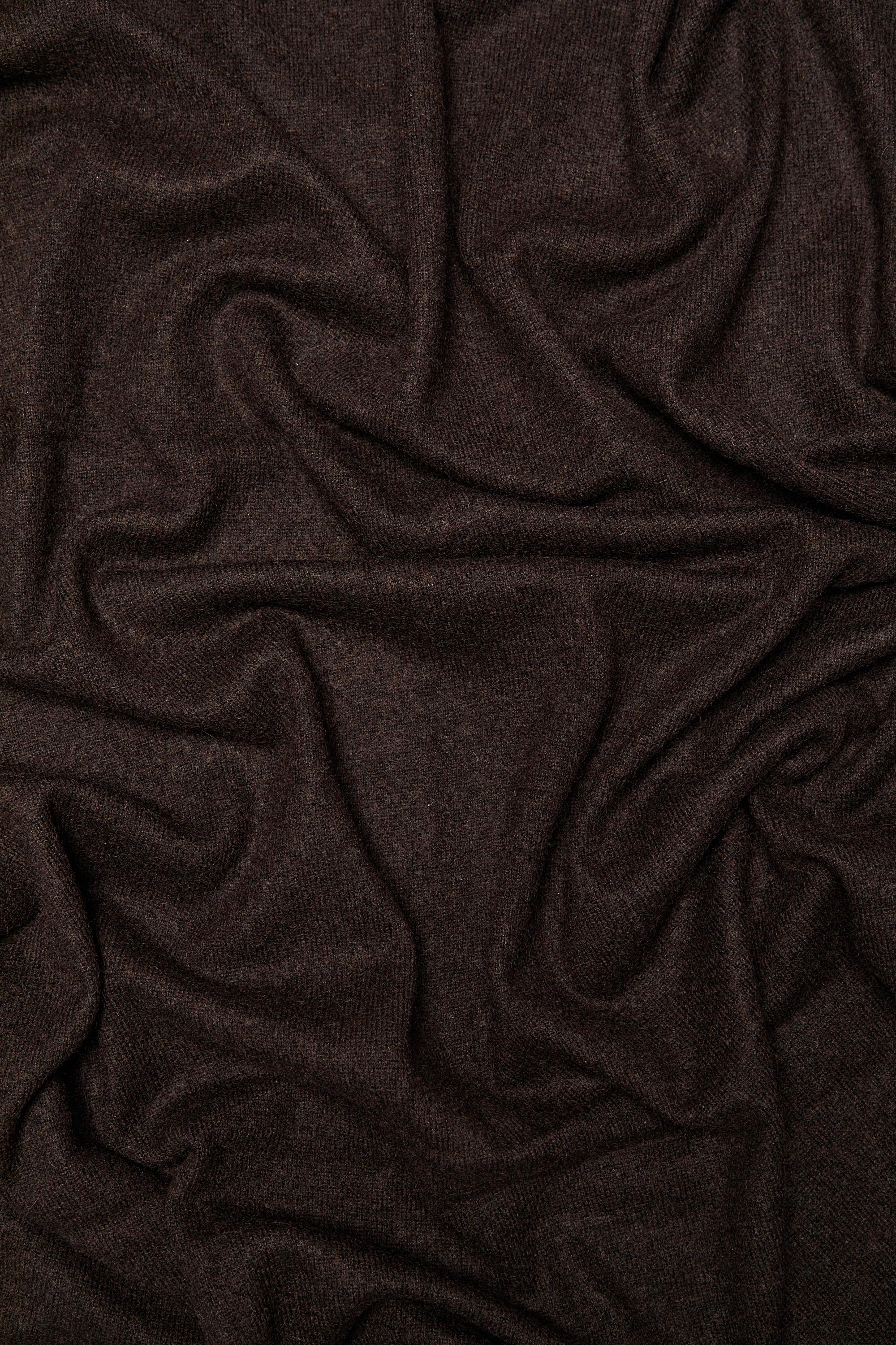 100% Cashmere Scarf — BROWN