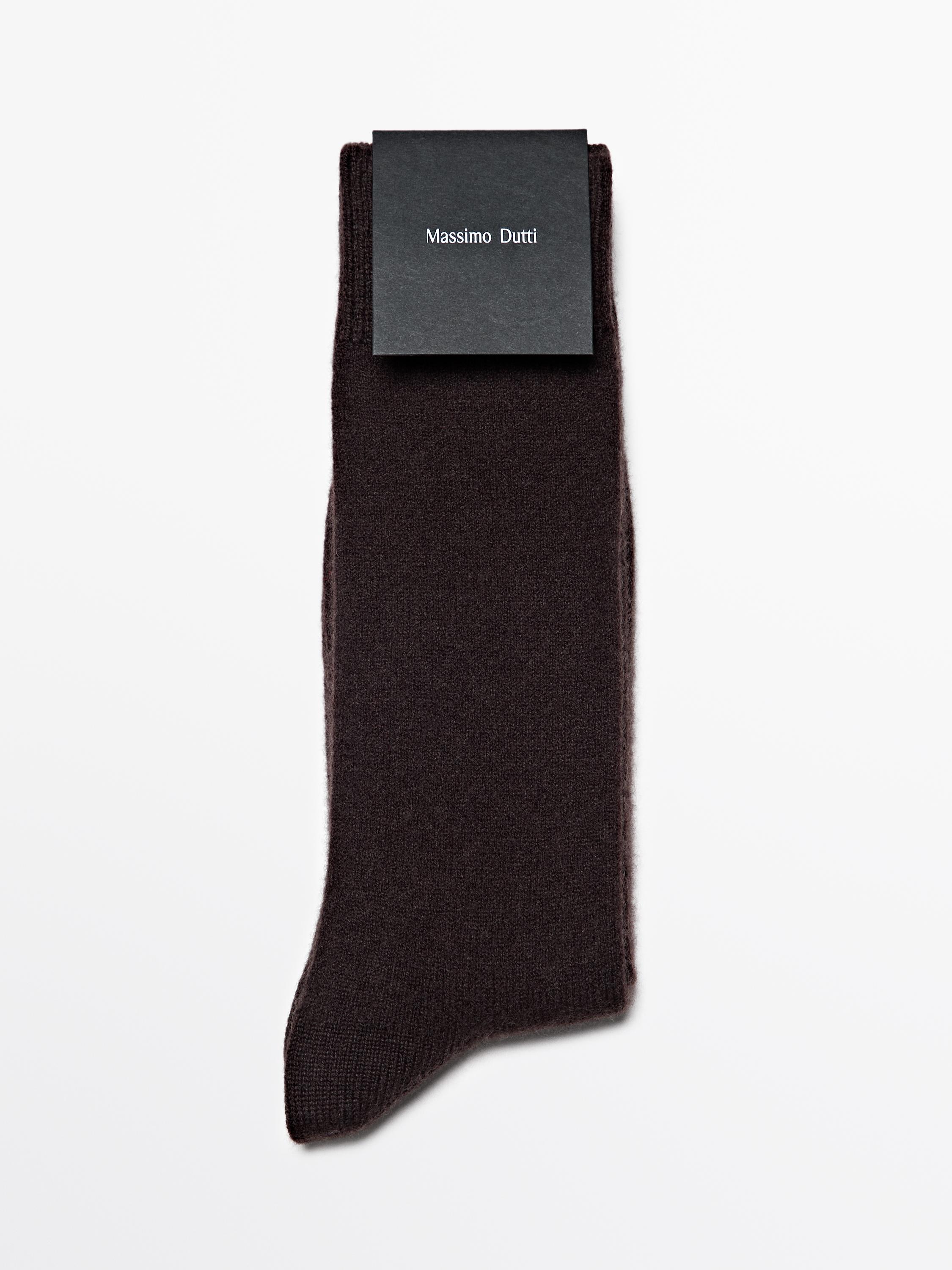 Calcetines punto mezcla cashmere