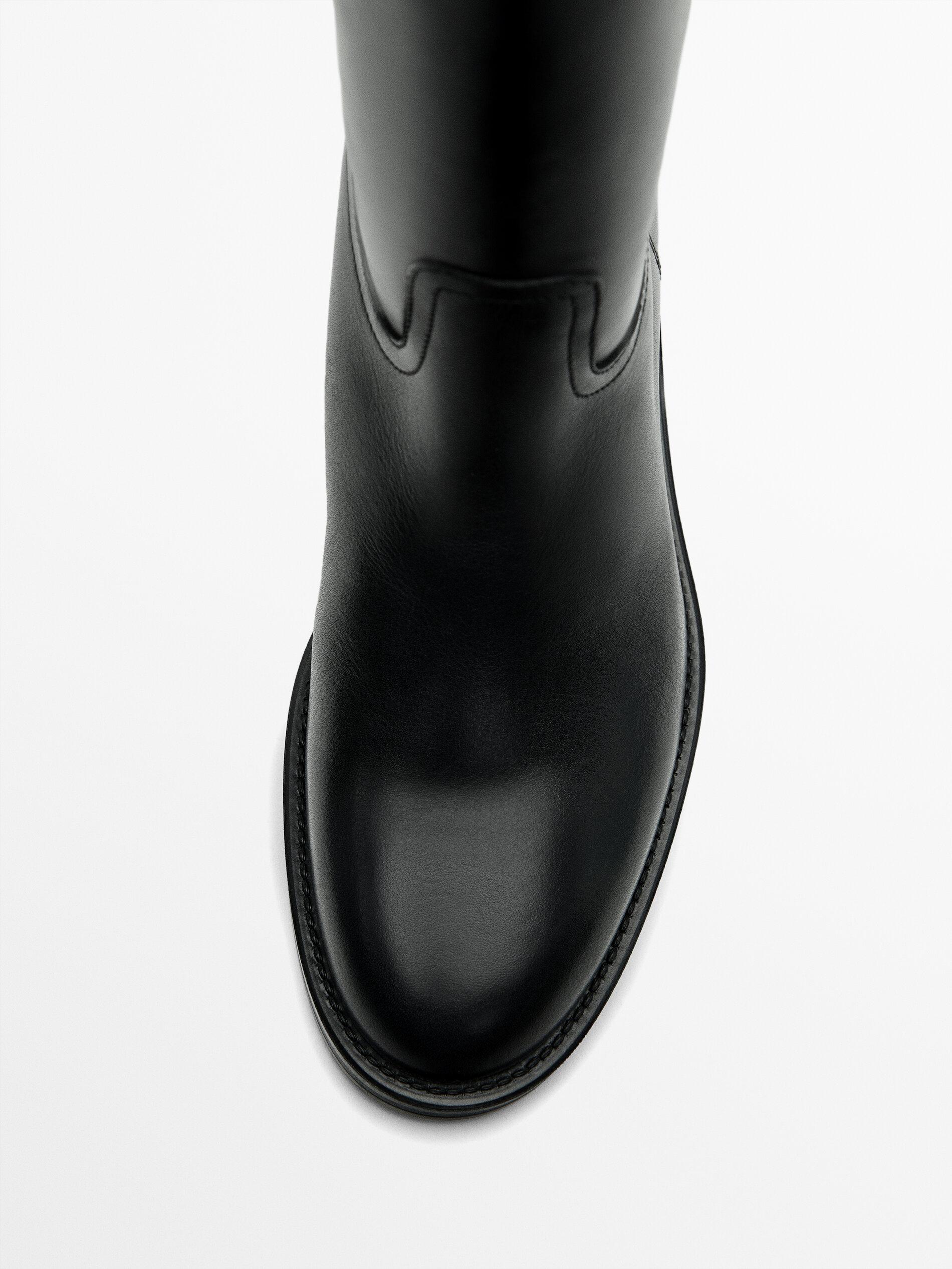 Kozačky v jezdeckém stylu