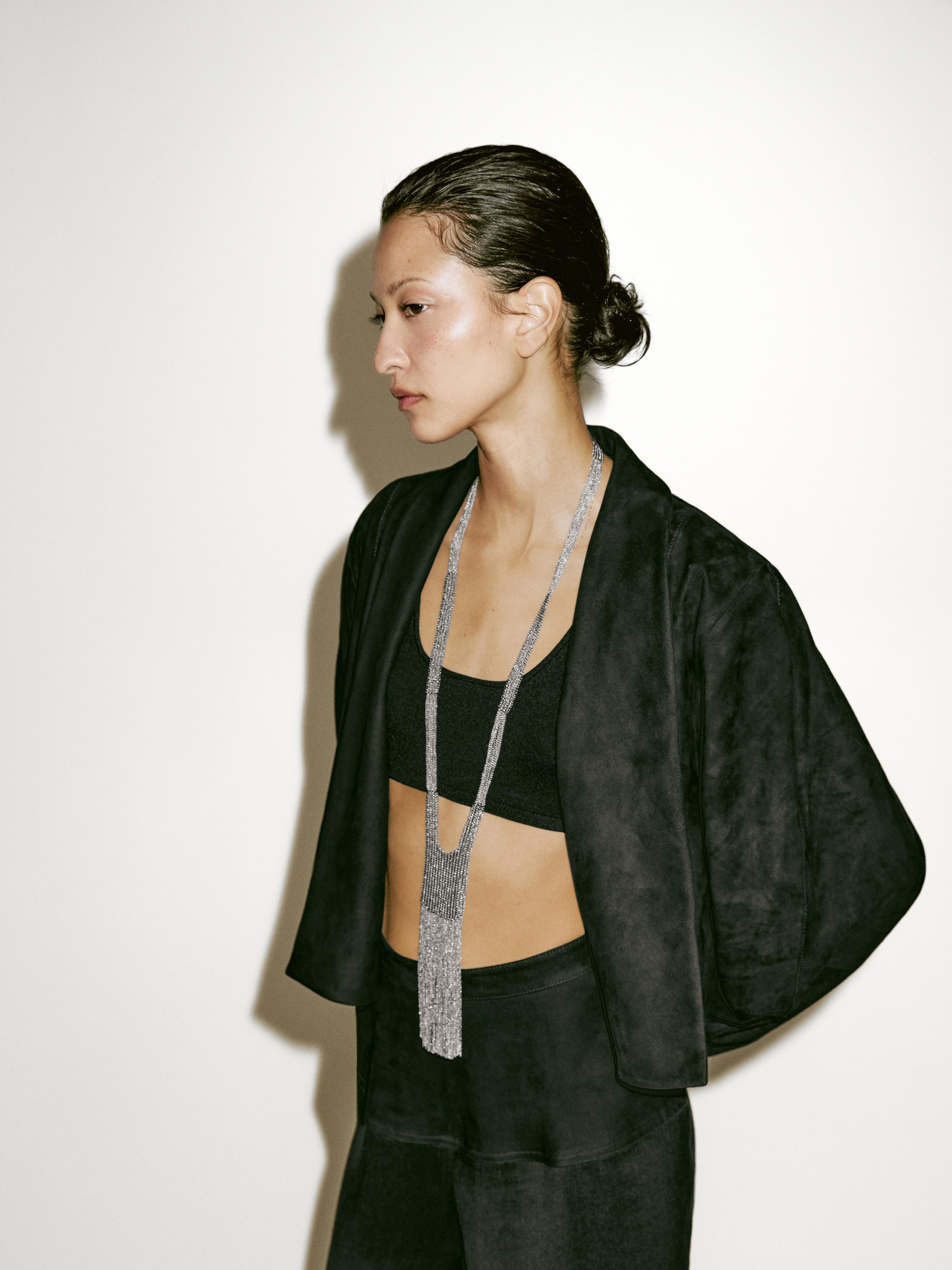 Short suede leather jacket - Limited Edition