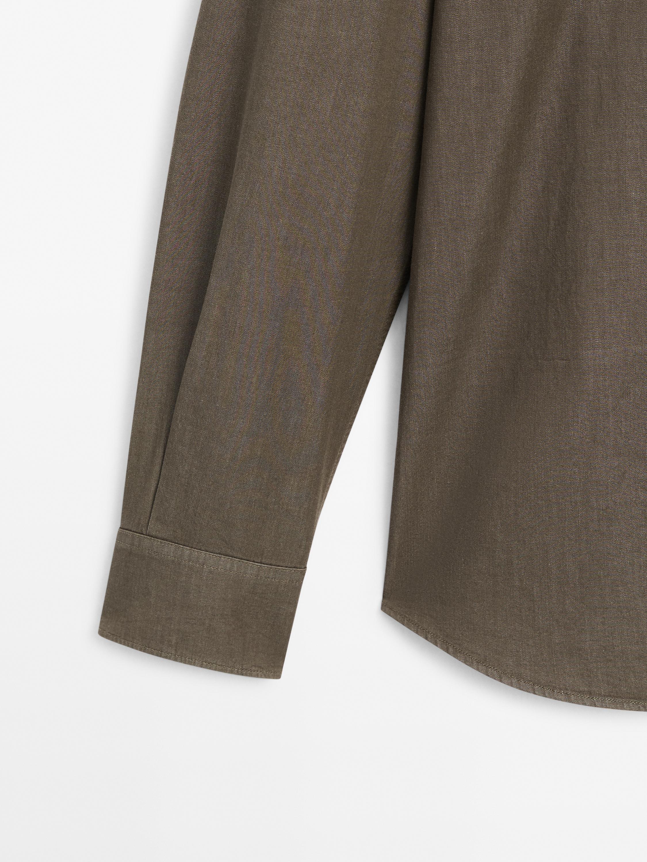Košulja slim fit od 100 % pamučnog trapera