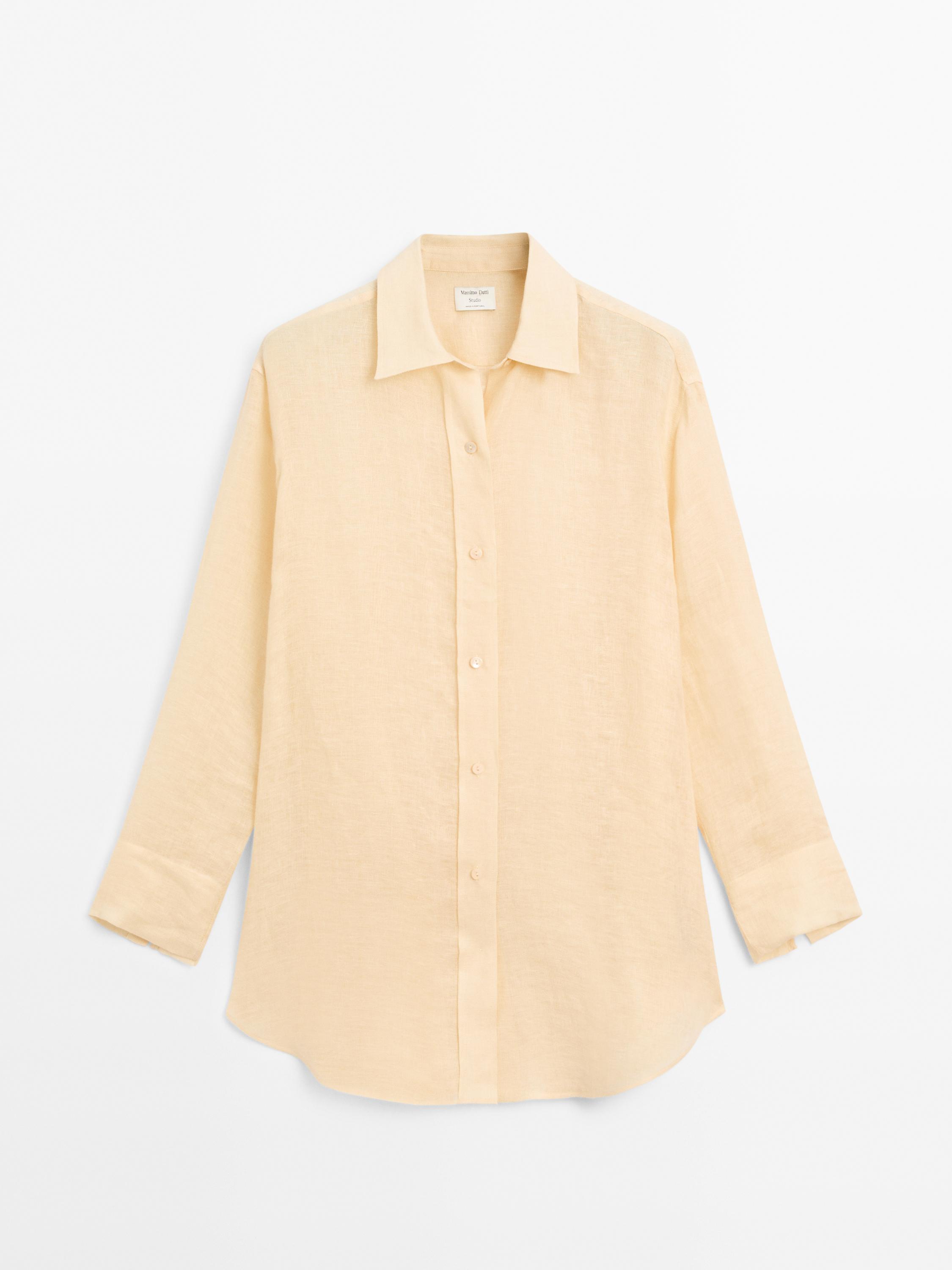 Long 100% linen shirt - STUDIO