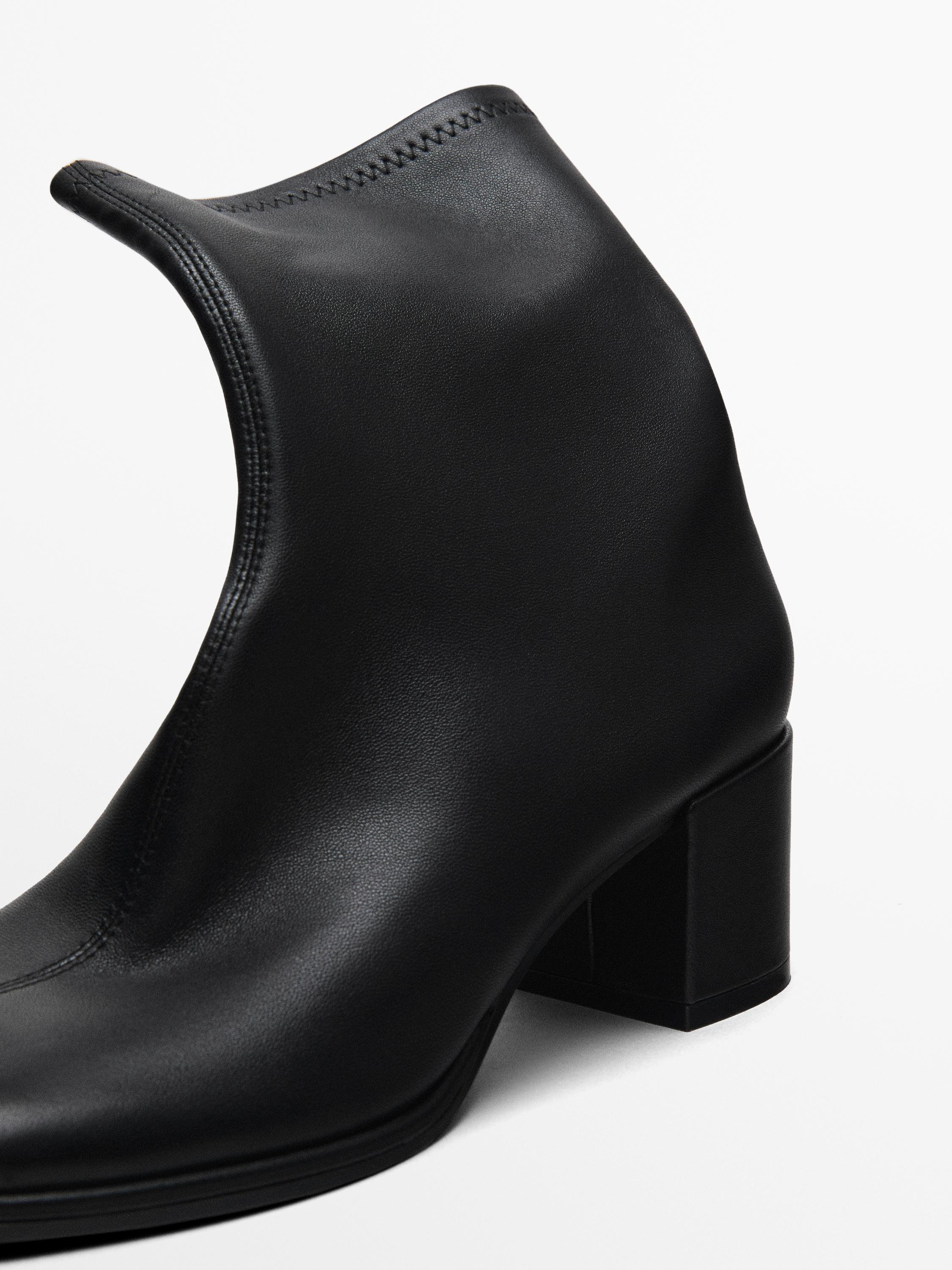 High-heel ankle boots