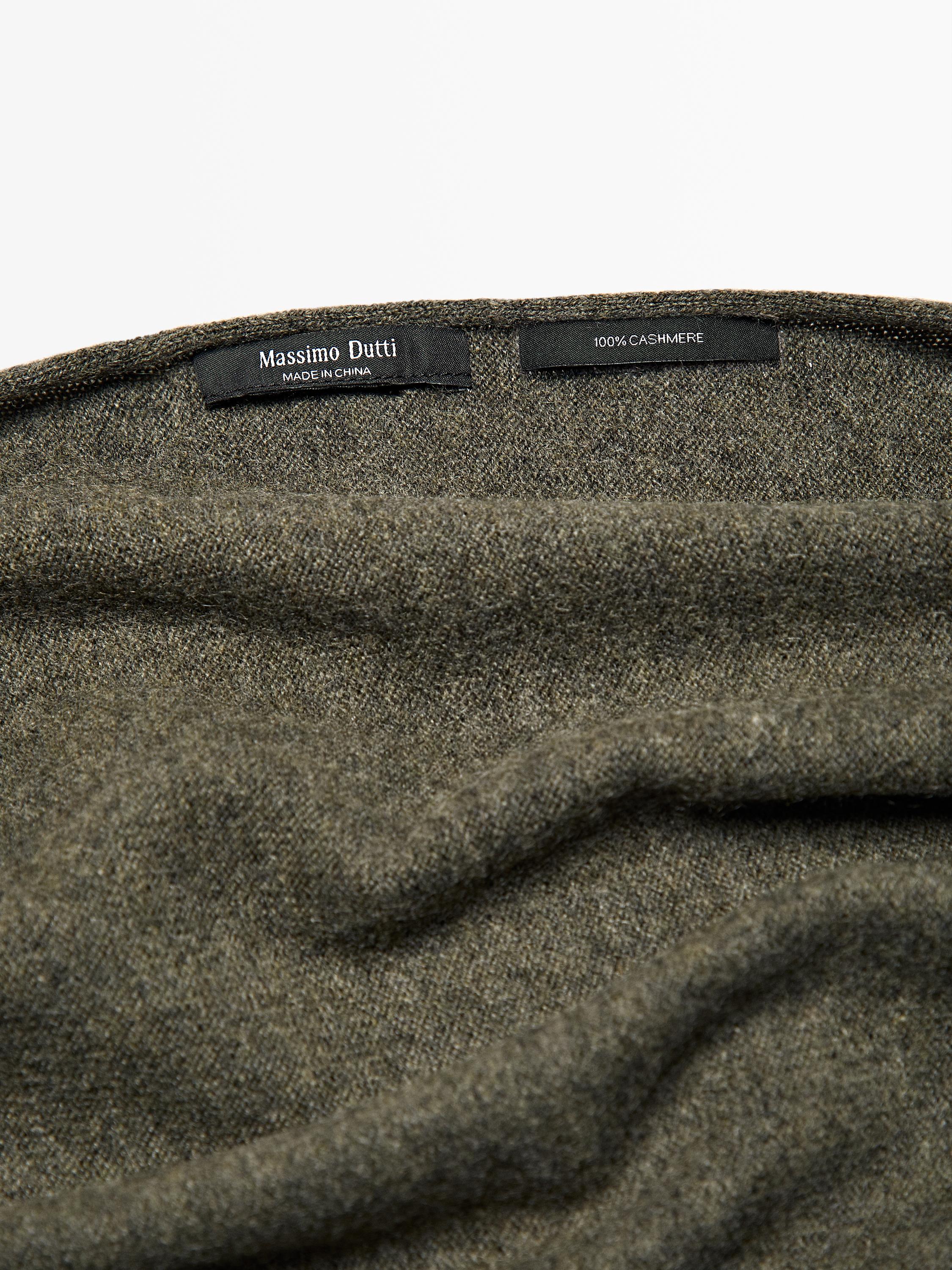 100% cashmere bandana