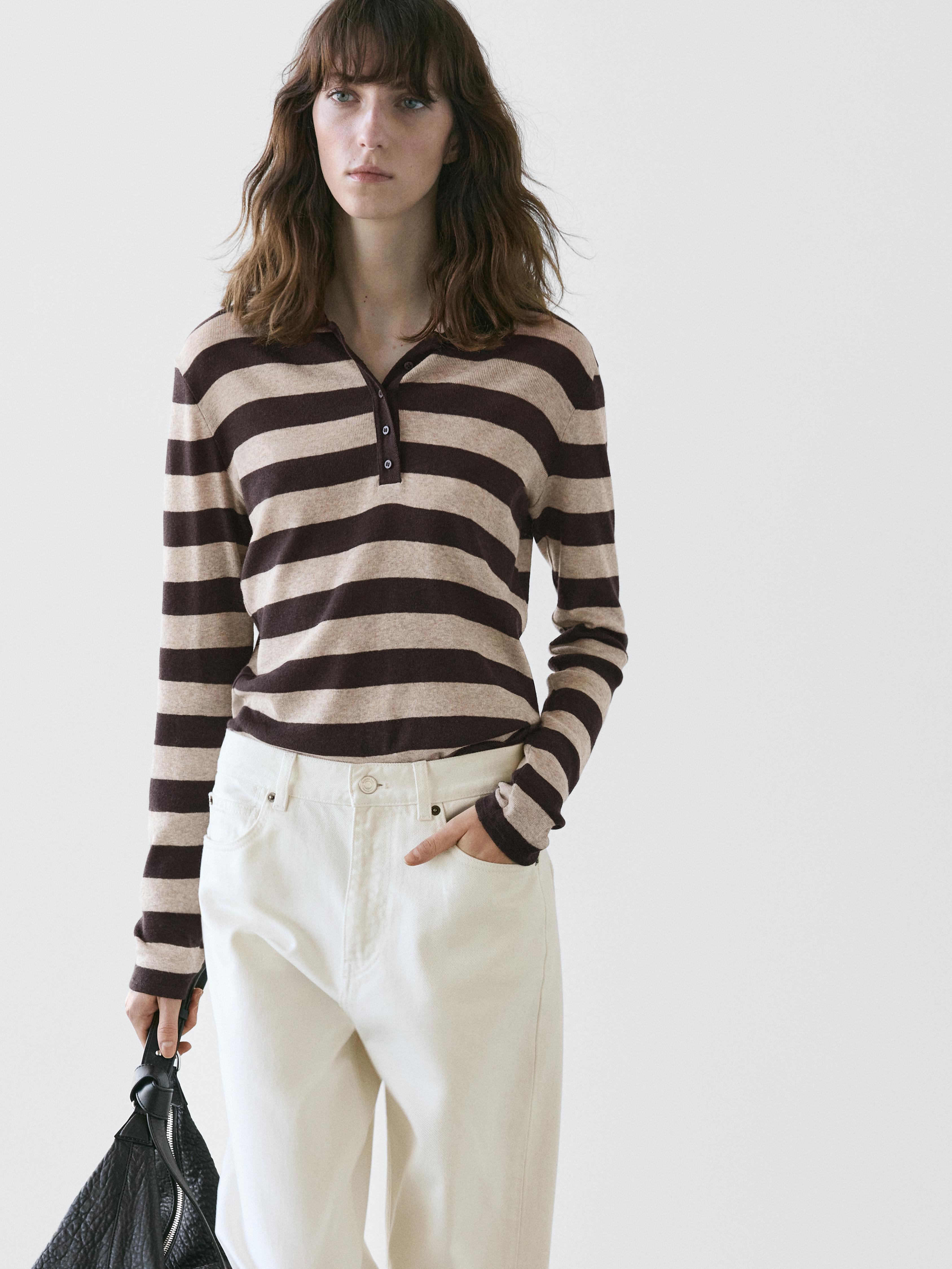 Jersey punto polo mezcla algodón