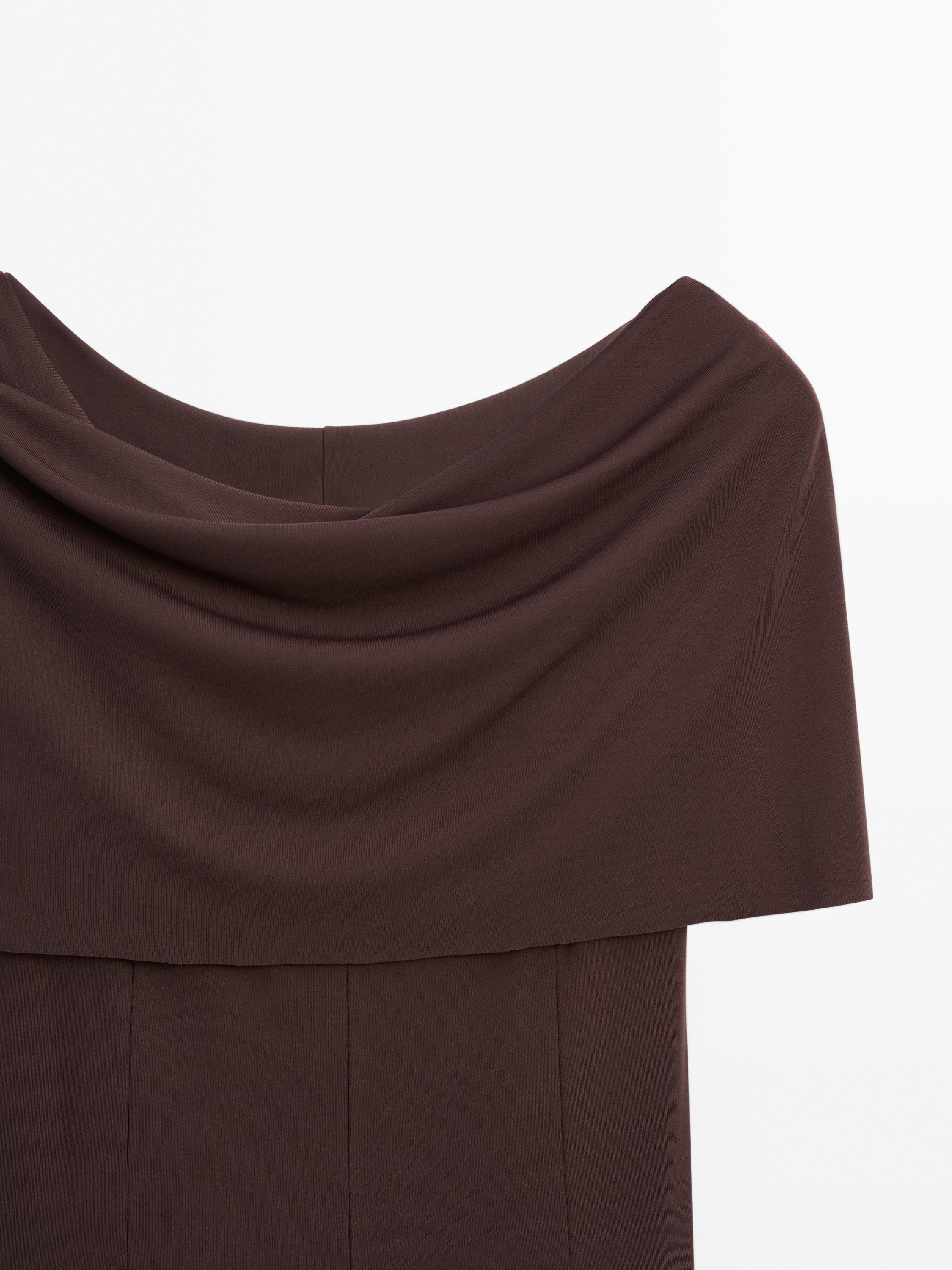 Long strapless dress