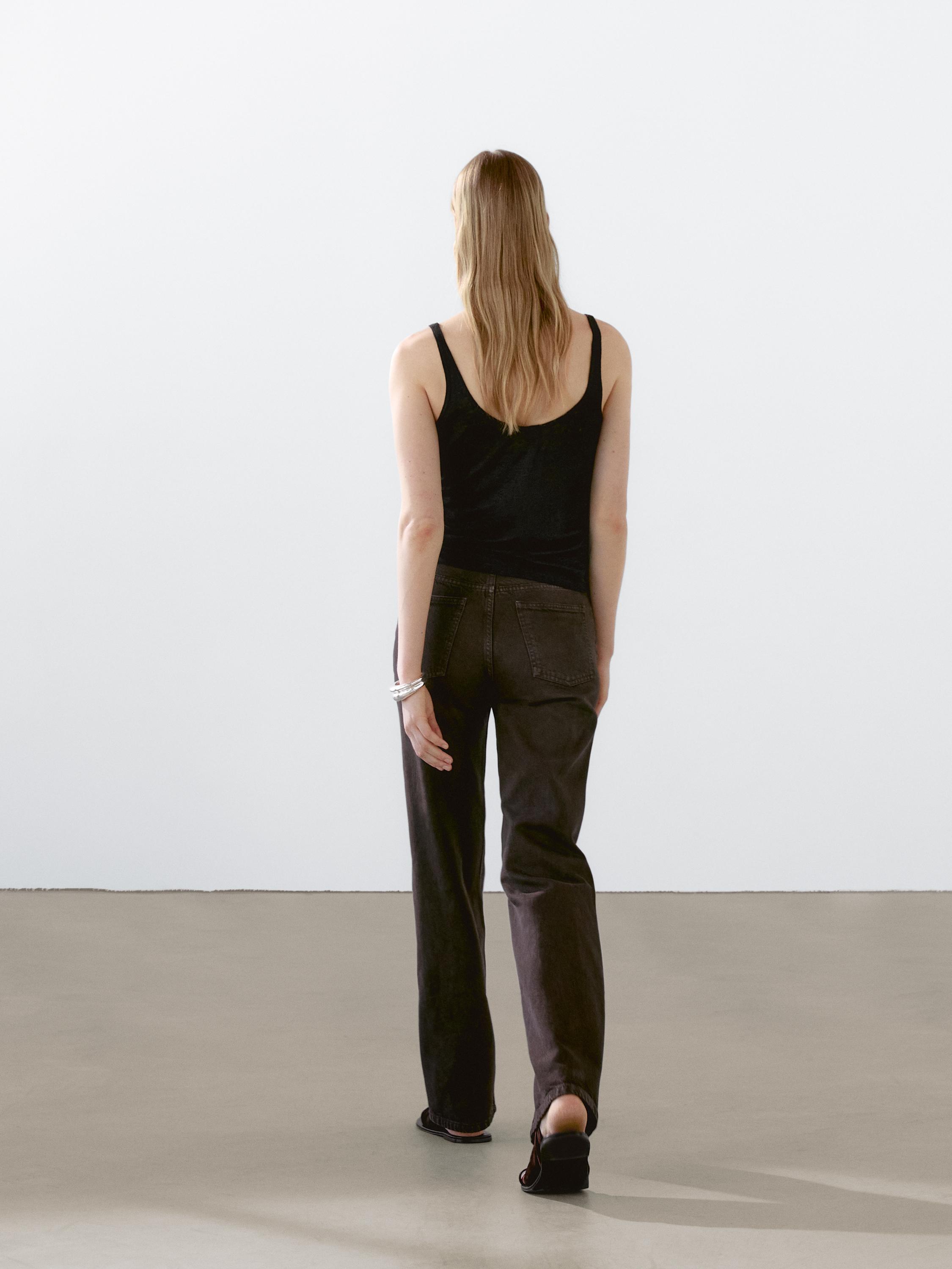 100% linen strappy top