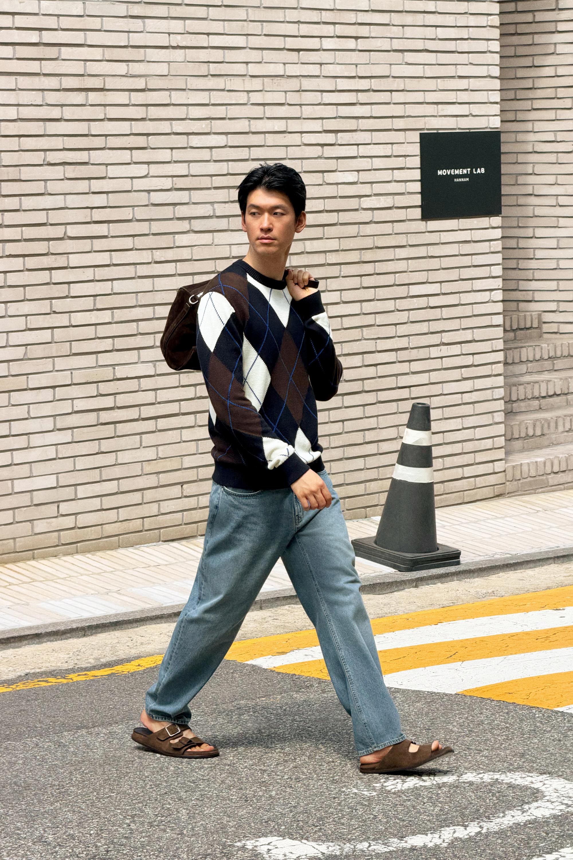 Straight-leg jeans — Light Blue