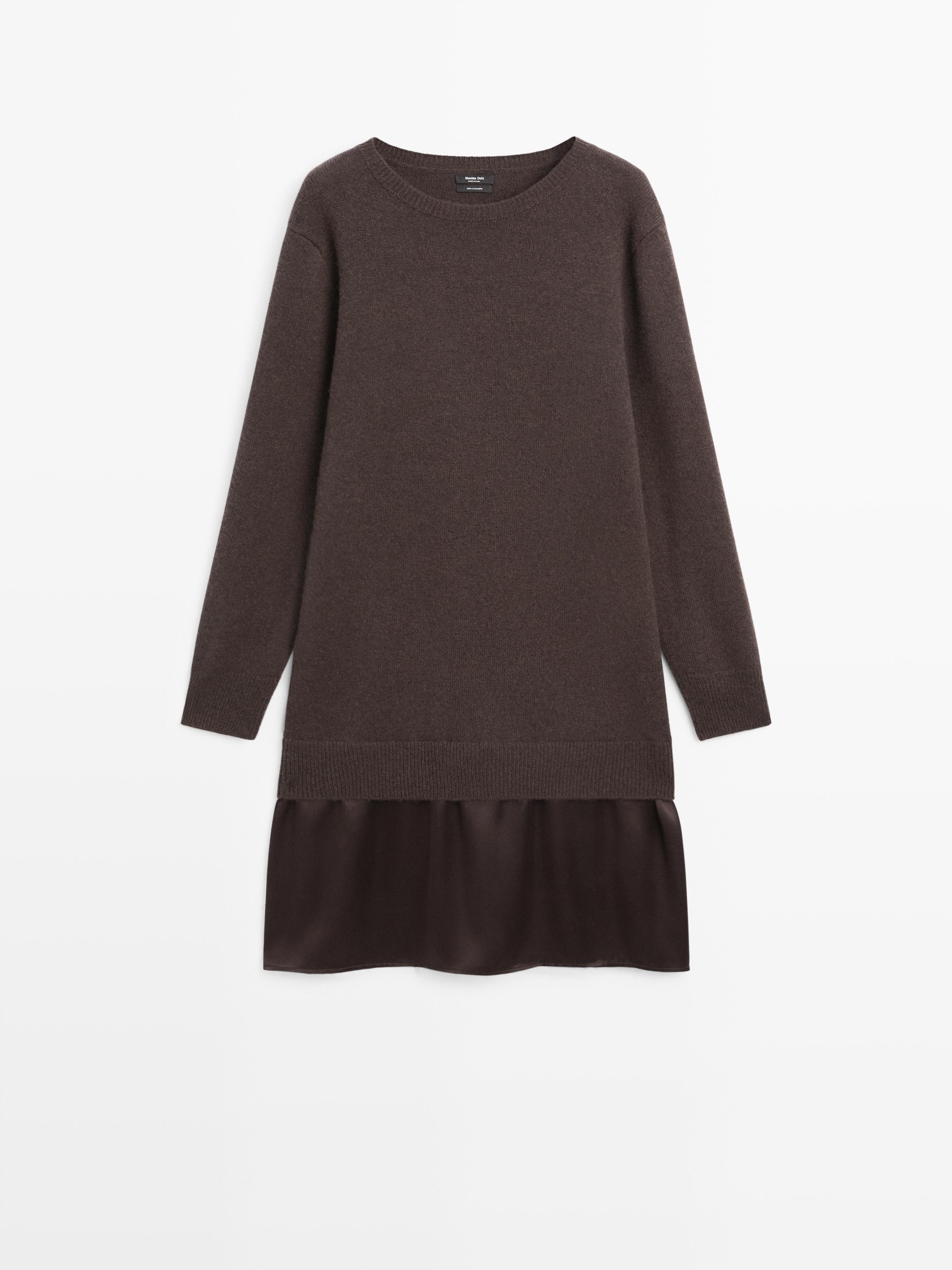 Robe pull en cachemire