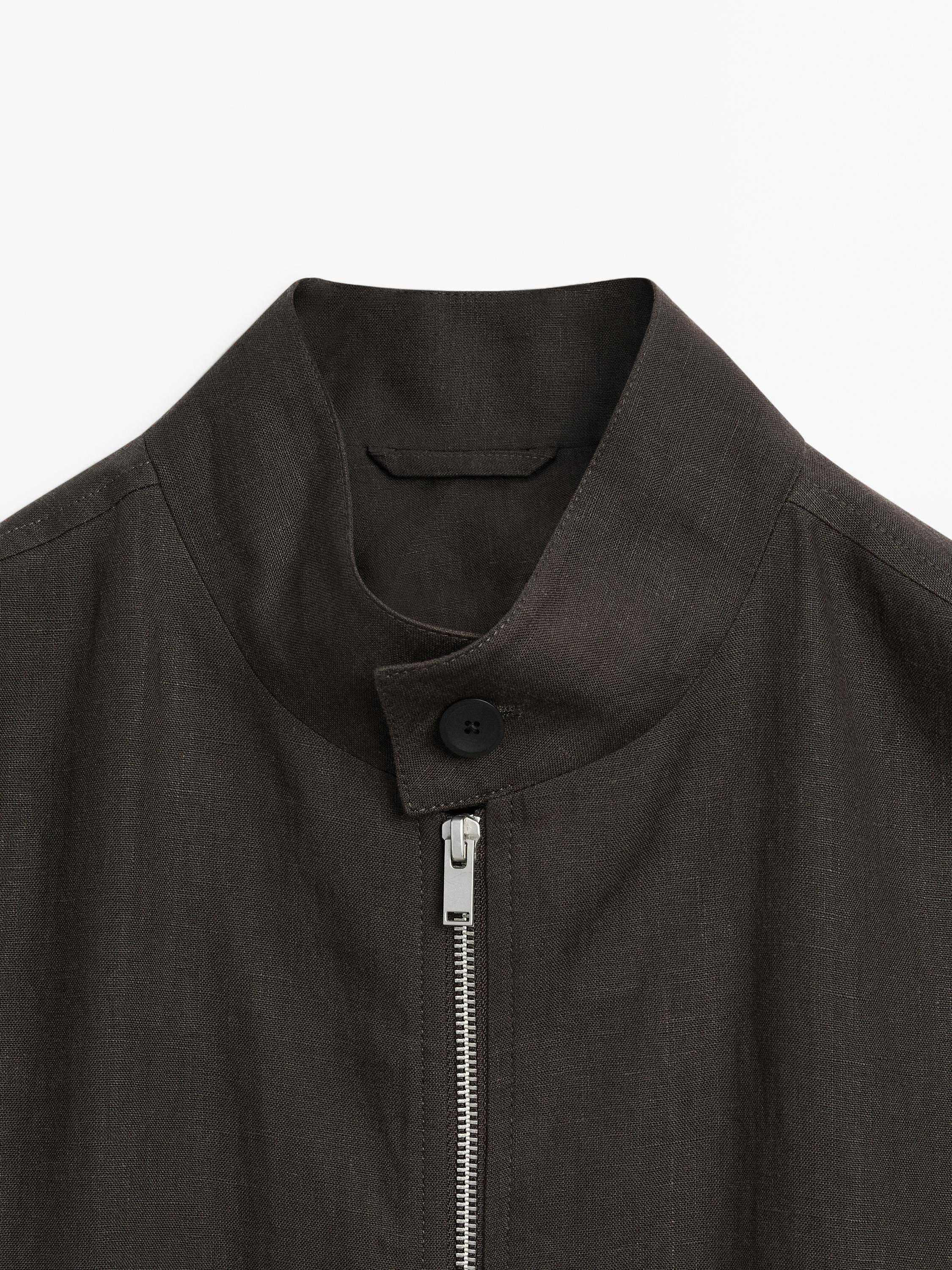 100% linen jacket with pockets - Limited Edition