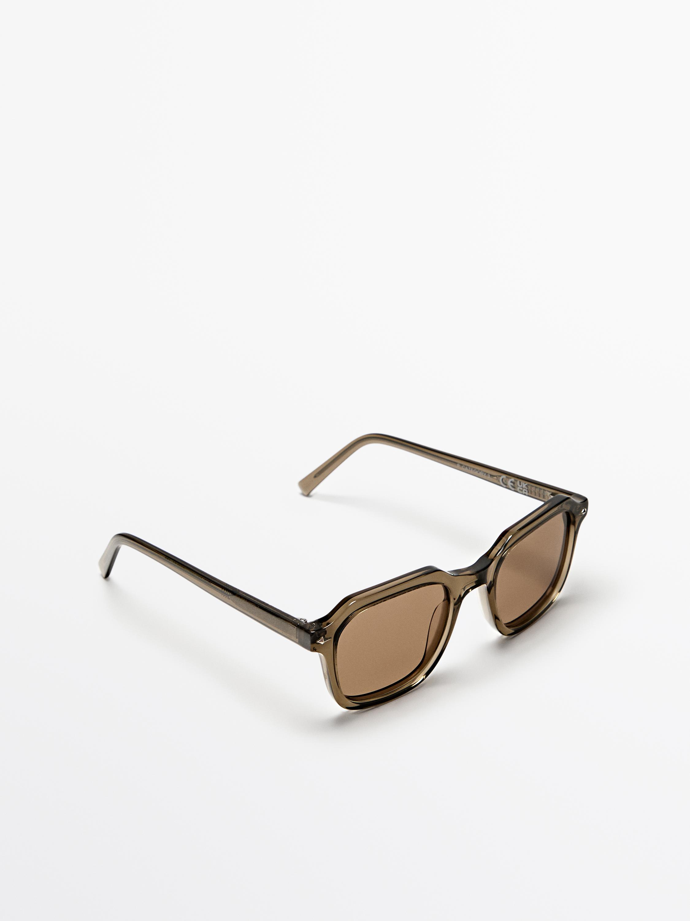 Square sunglasses — PALE GREEN
