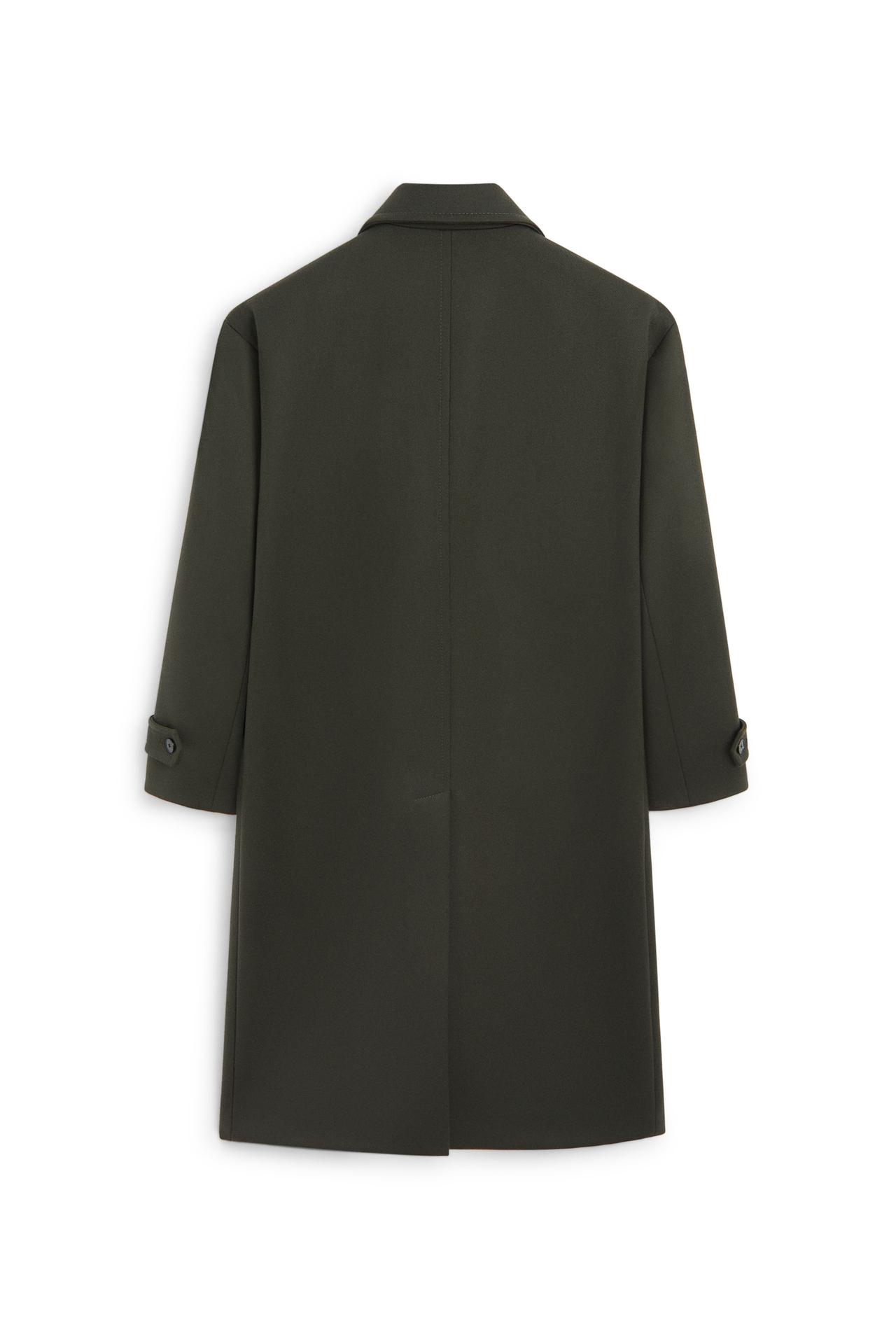 Double-breasted long coat - LIMITED EDITION — GREEN