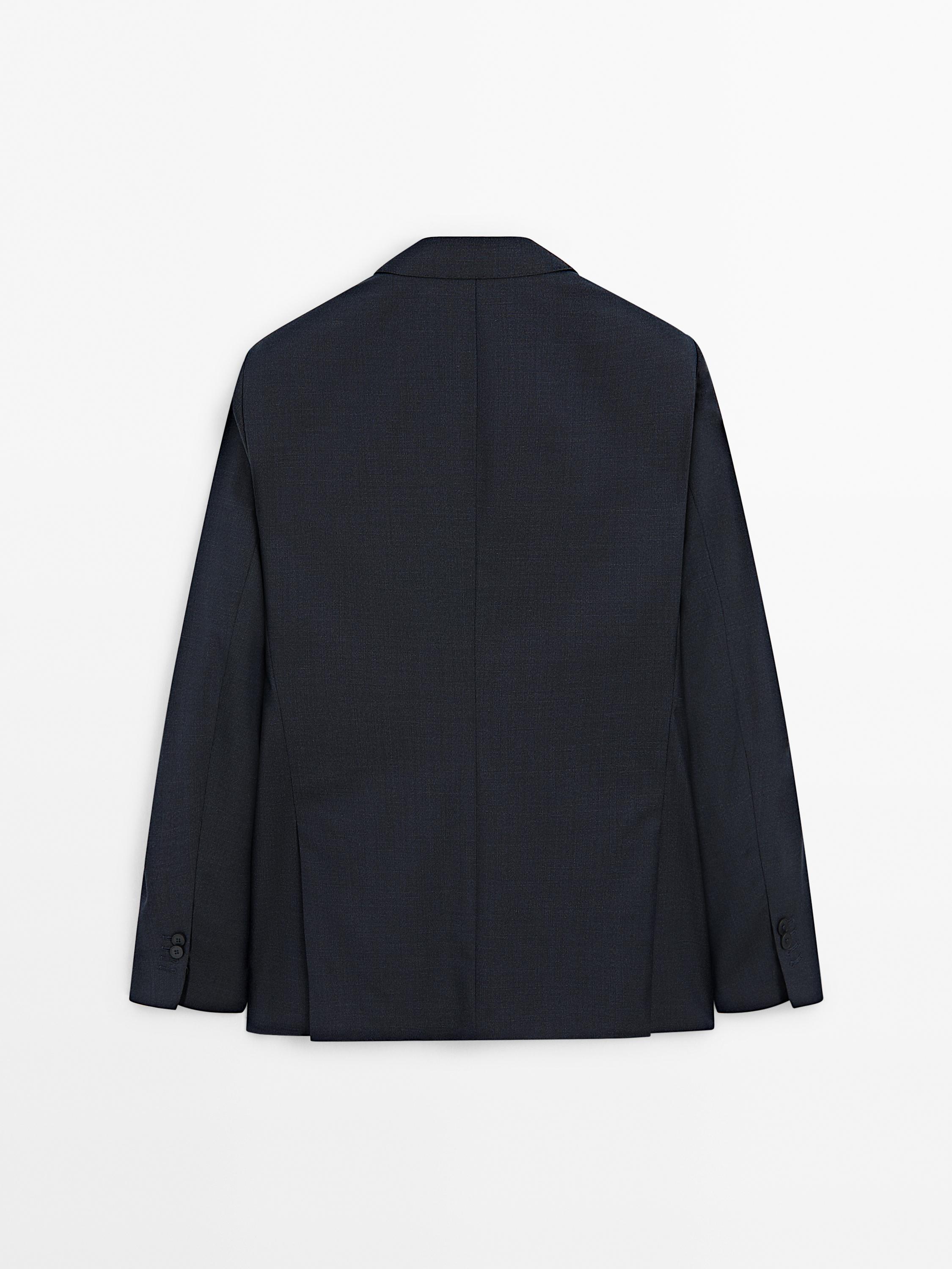 100% wool suit blazer