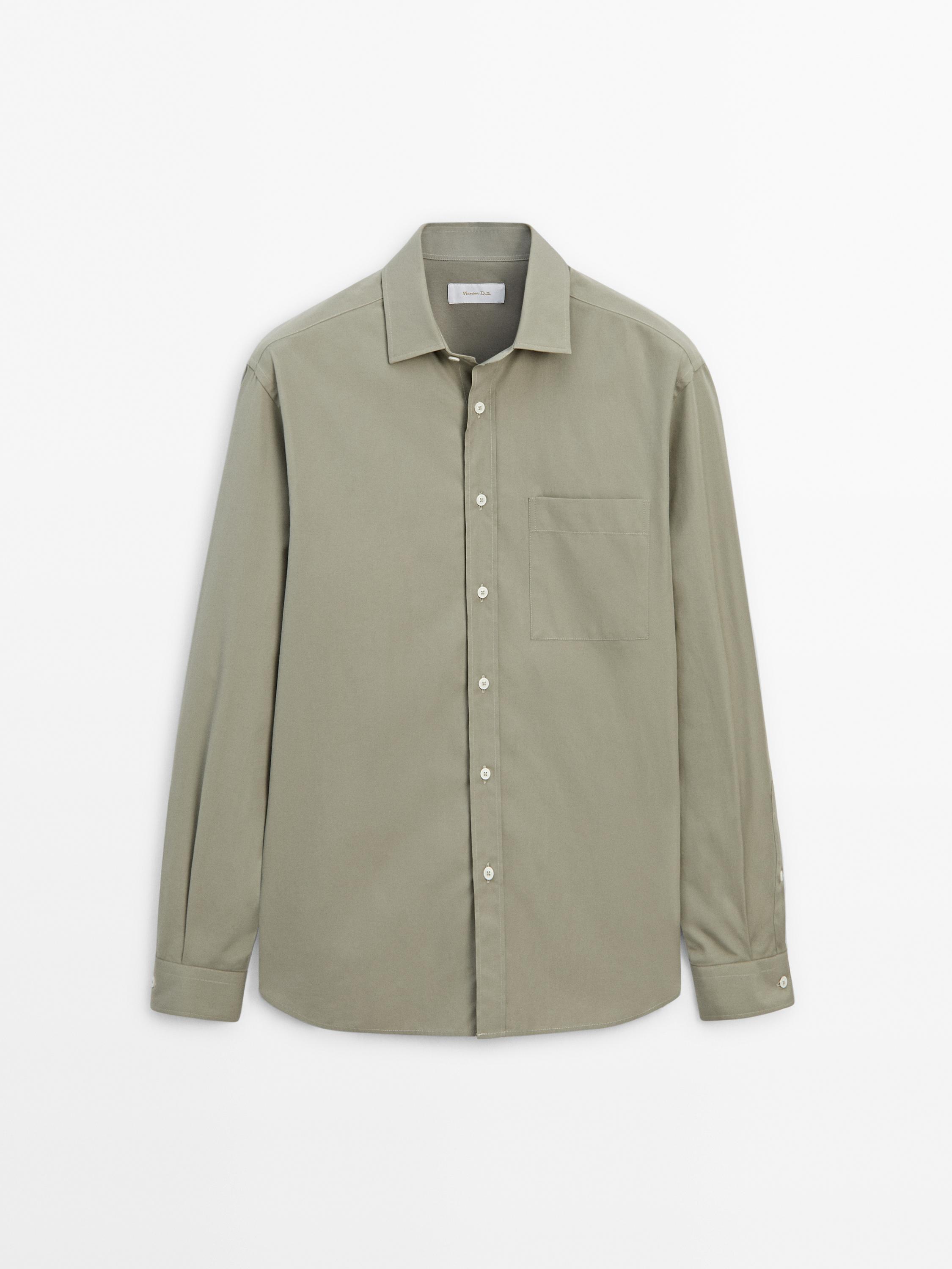 100% cotton poplin shirt