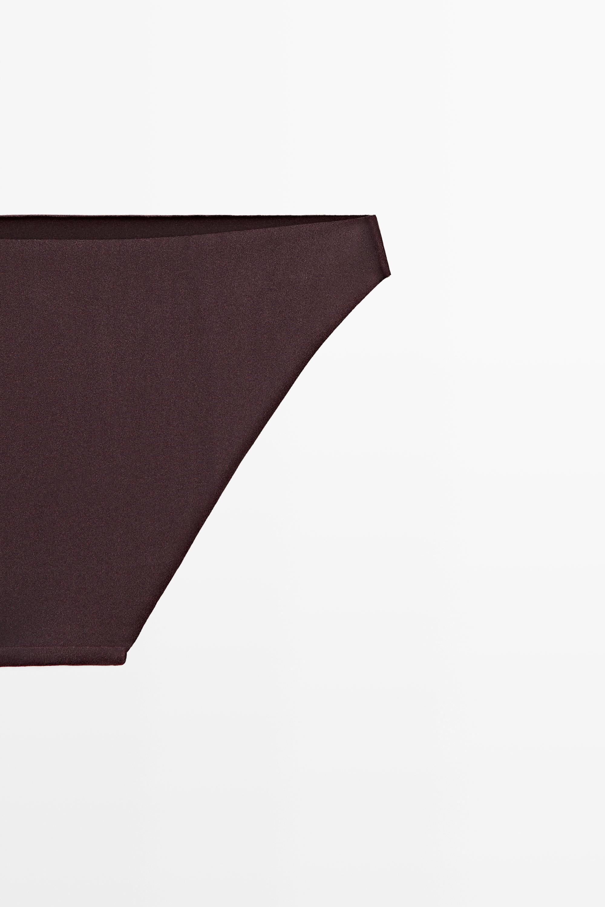 Glittery bikini bottoms — BROWN