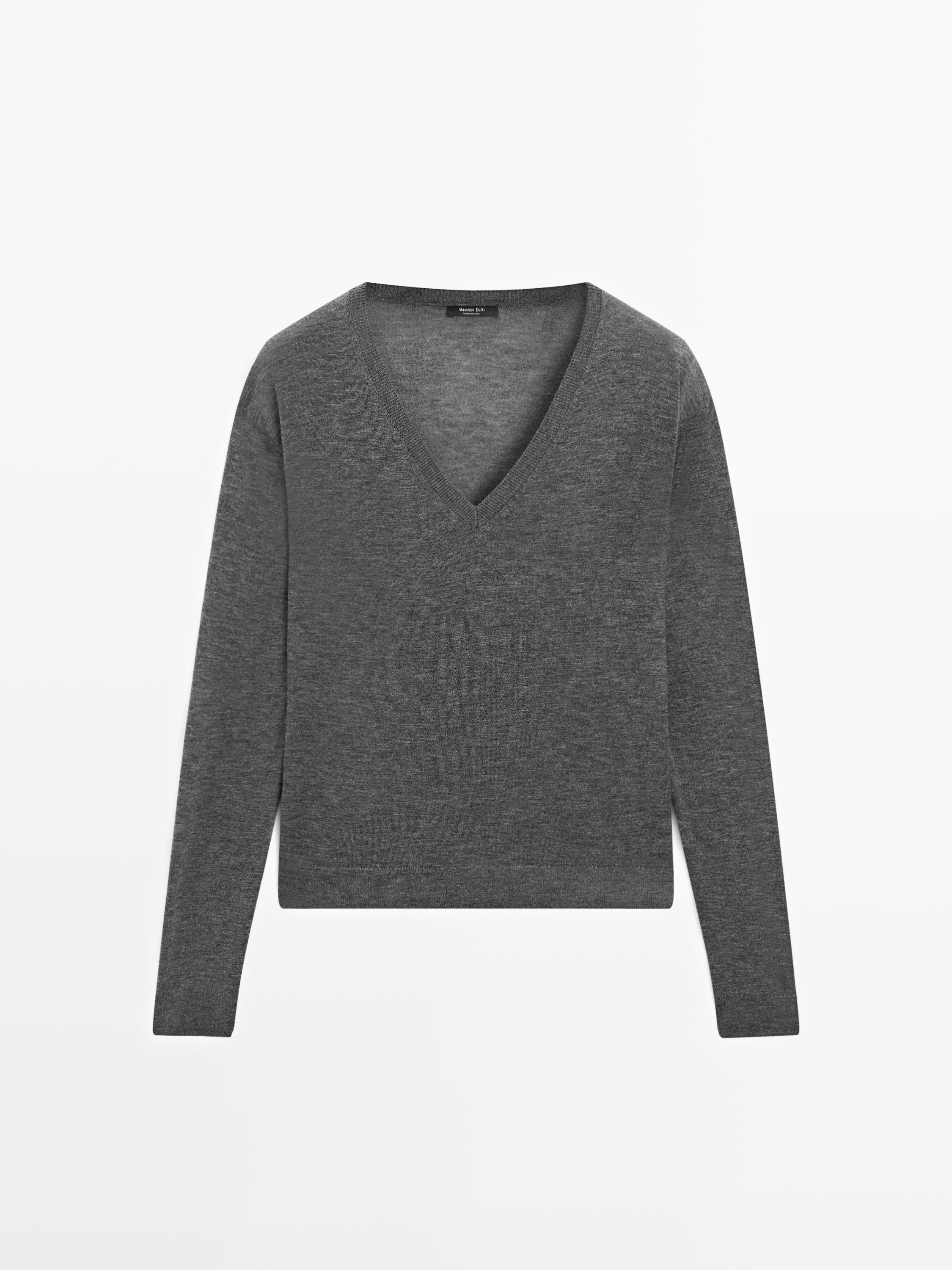 Pull en maille laine et soie