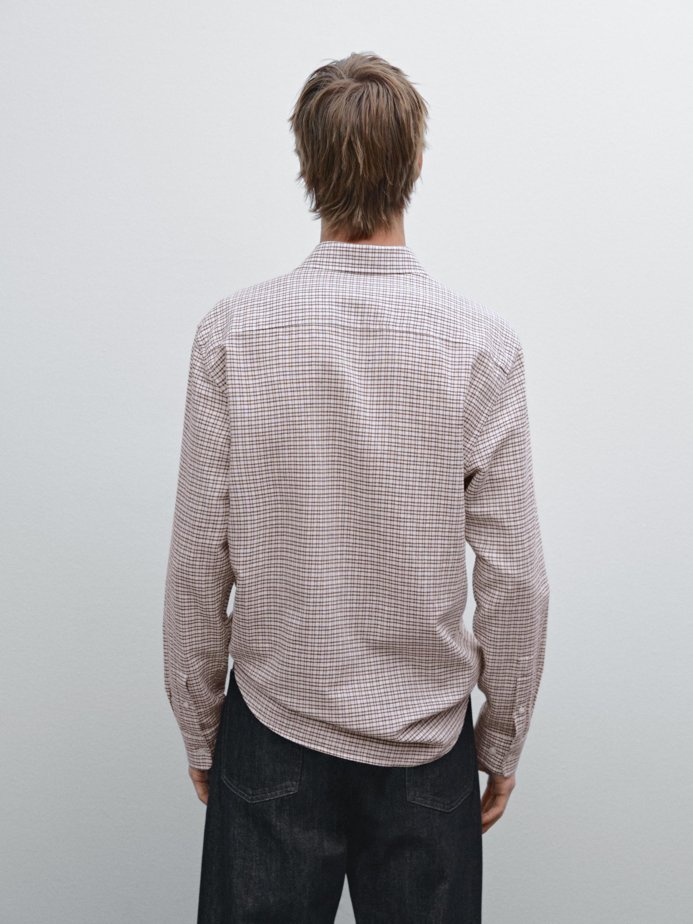 Regular fit check shirt