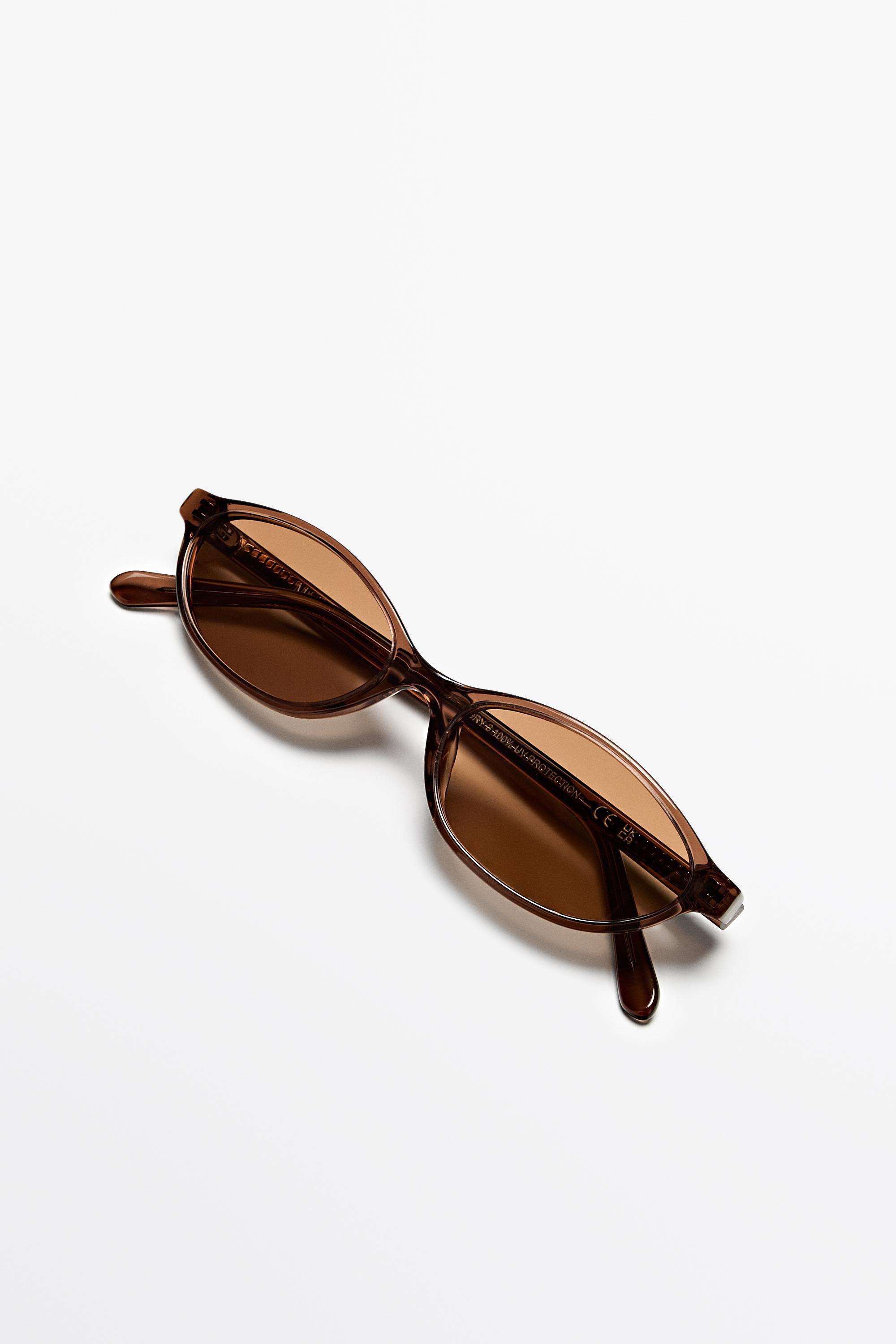Oval sunglasses — Caramel