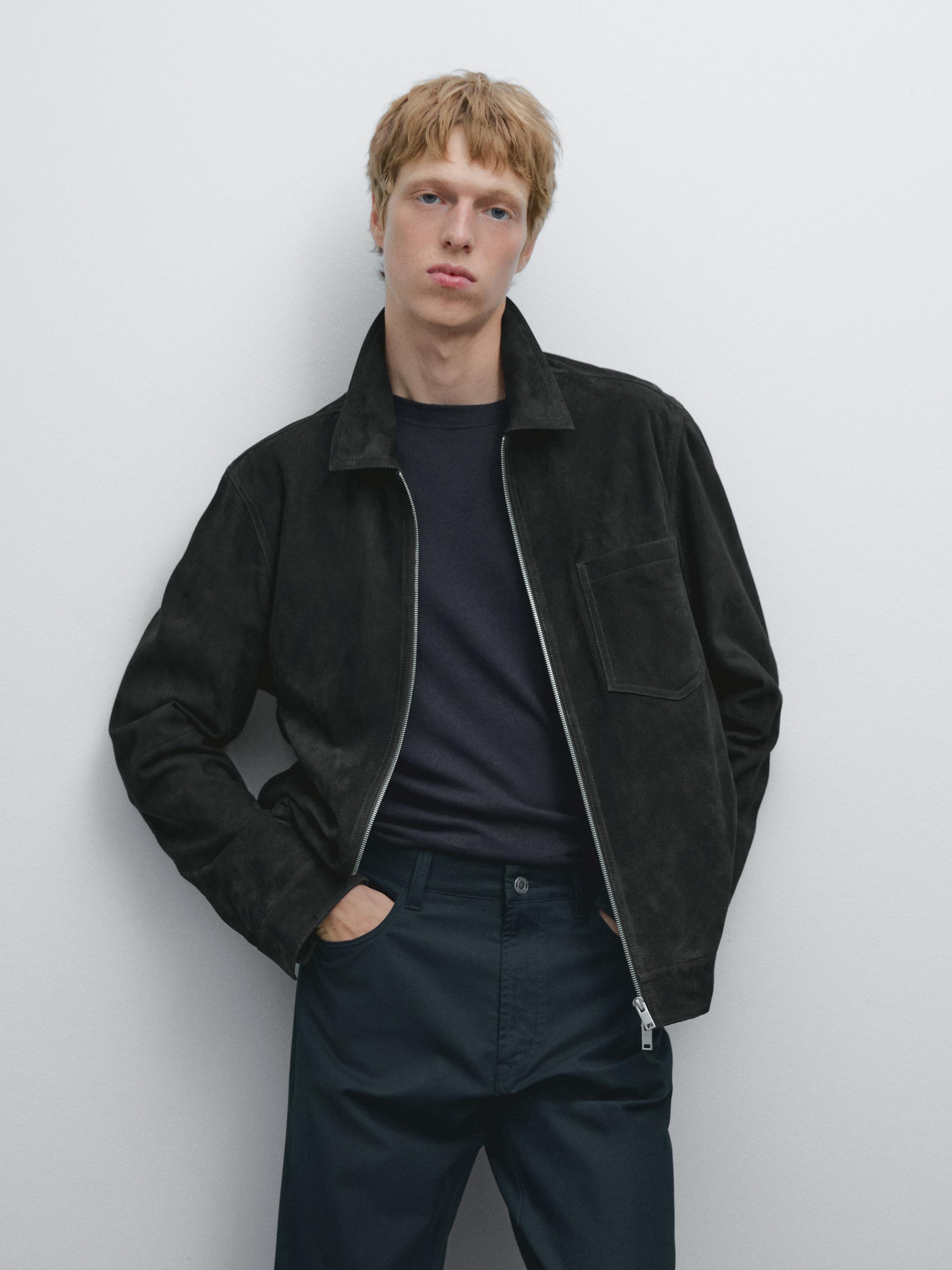 Лесни панталони со стеснет крој и тексас ефект