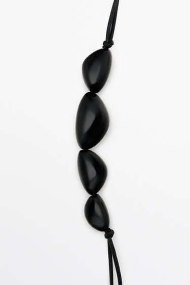 Gemstone necklace — BLACK 3
