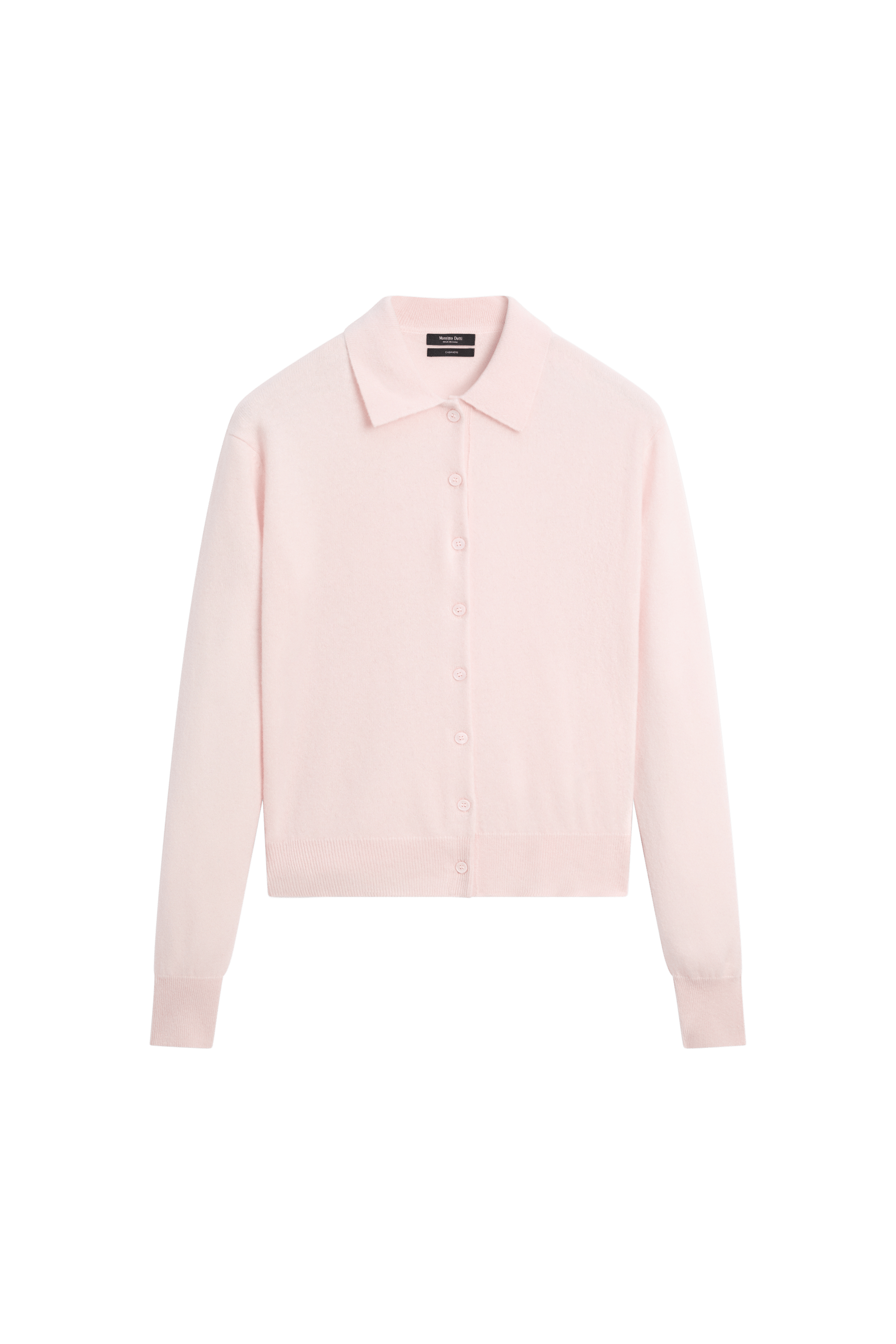 Massimo Dutti %100 kaşmir polo yaka triko hırka