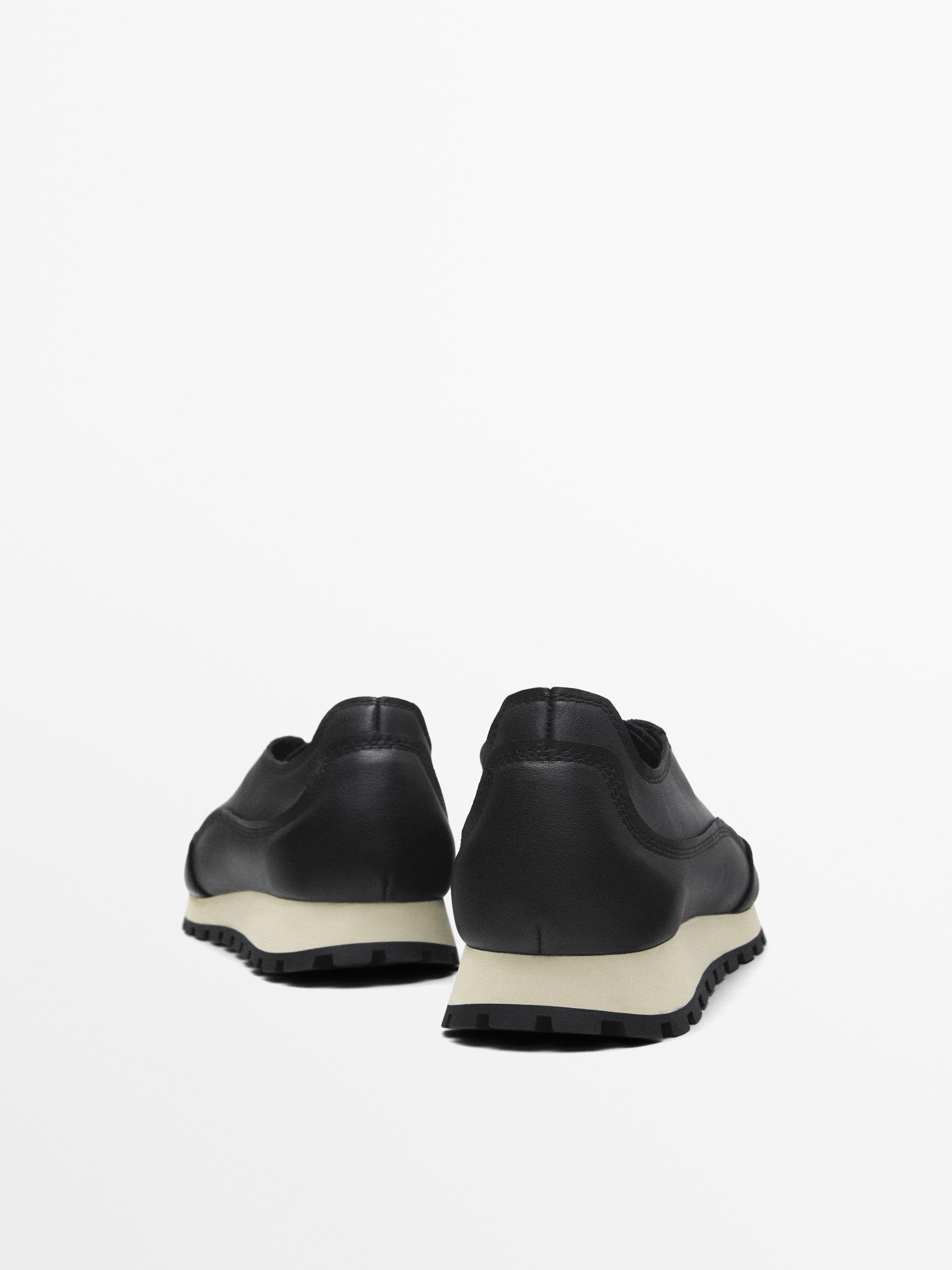 Leather trainers