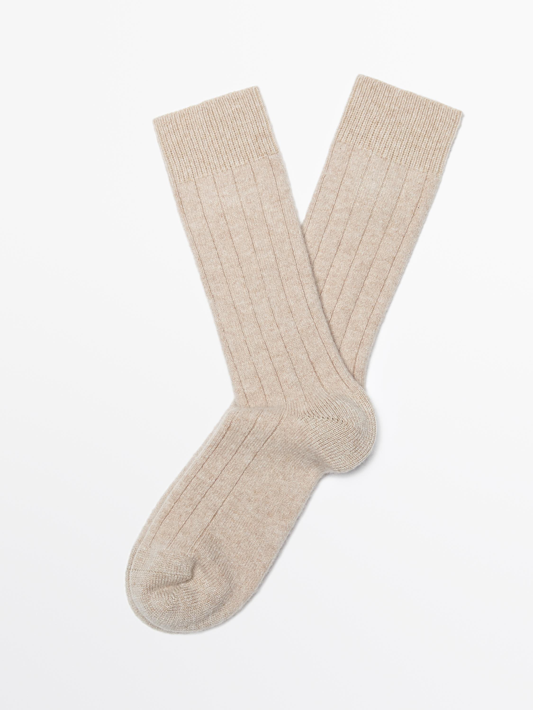 Chaussettes en cachemire mélangé