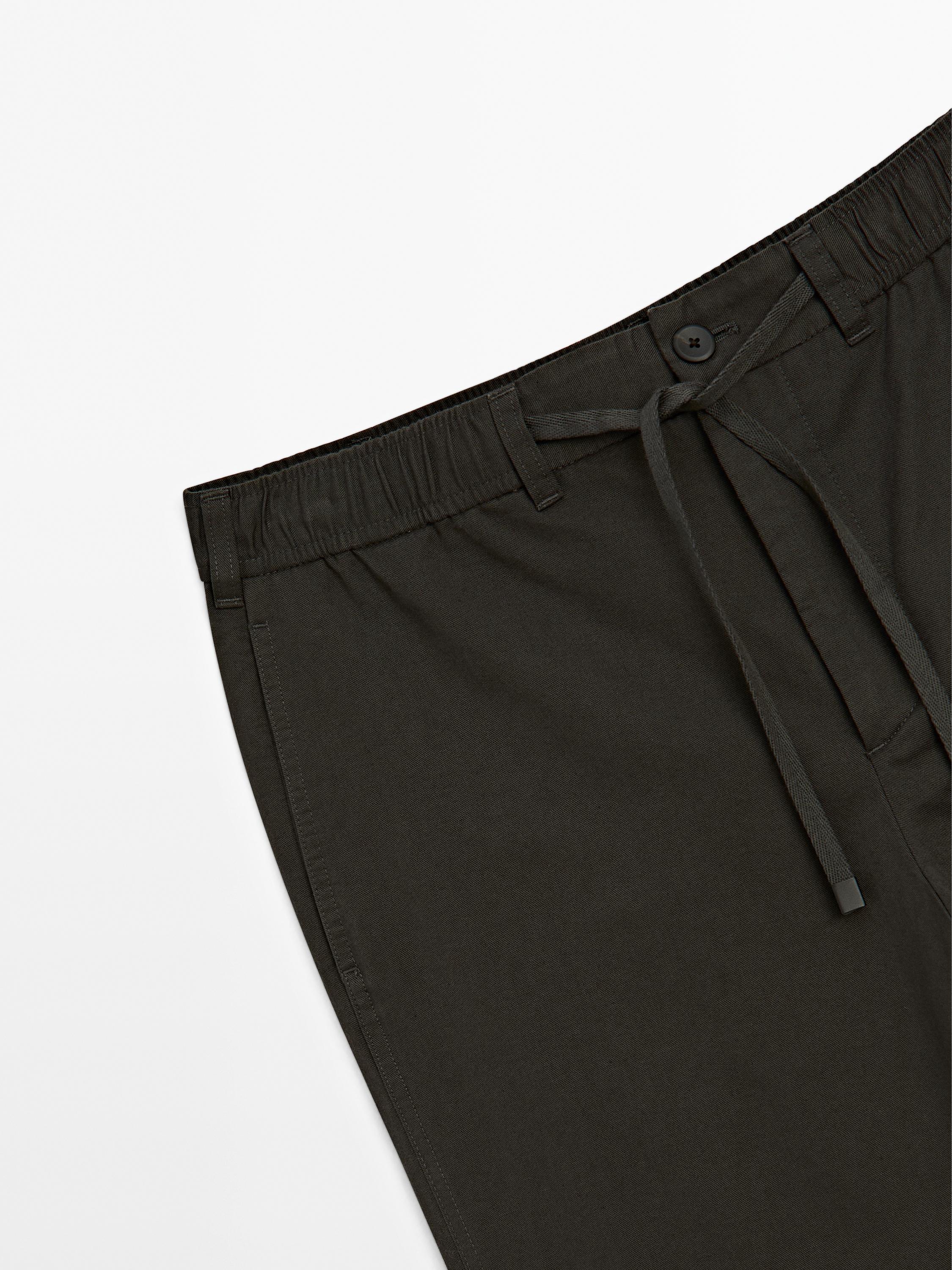 Cotton blend joggers