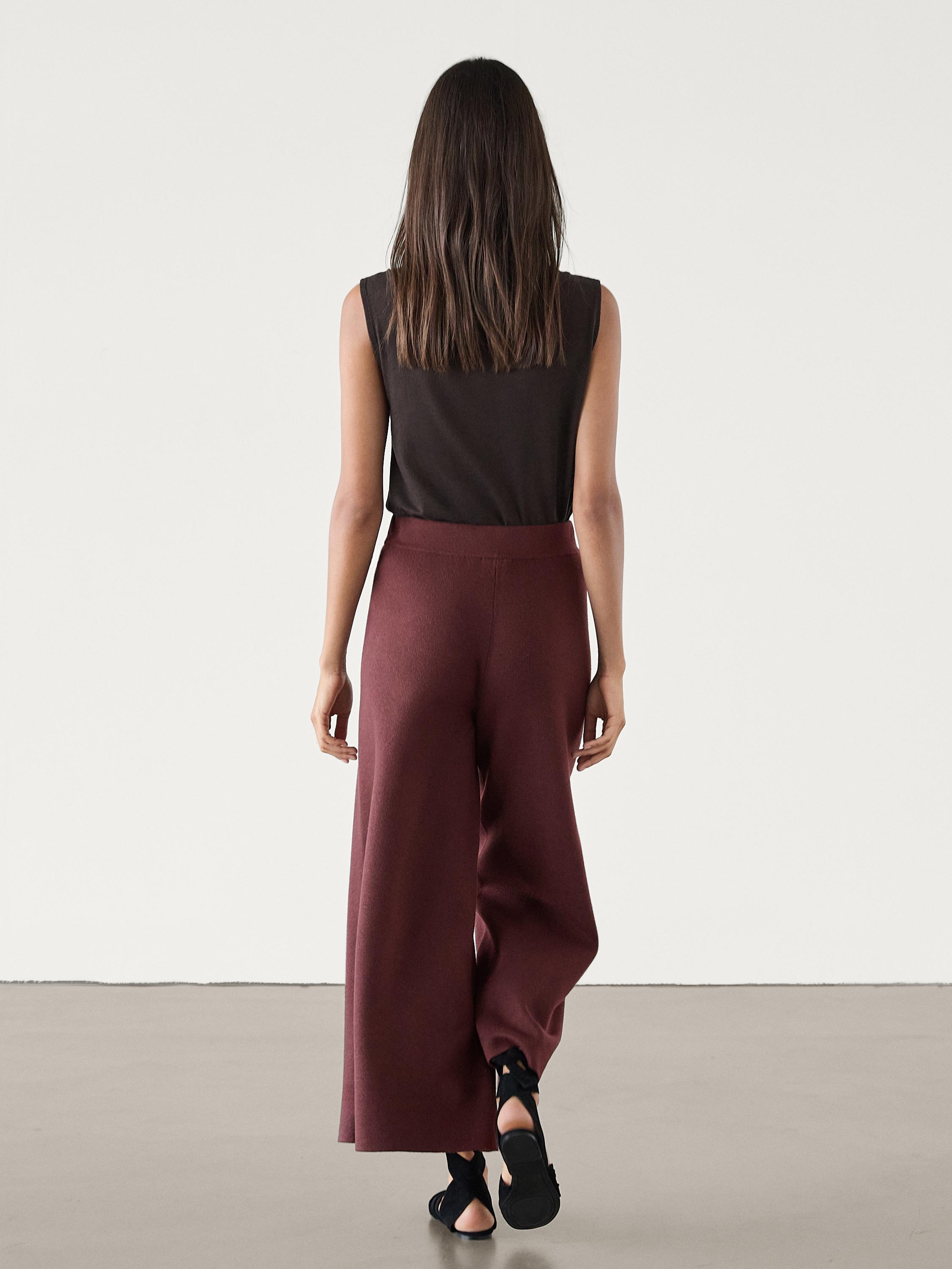 Cropped co-ord trousers