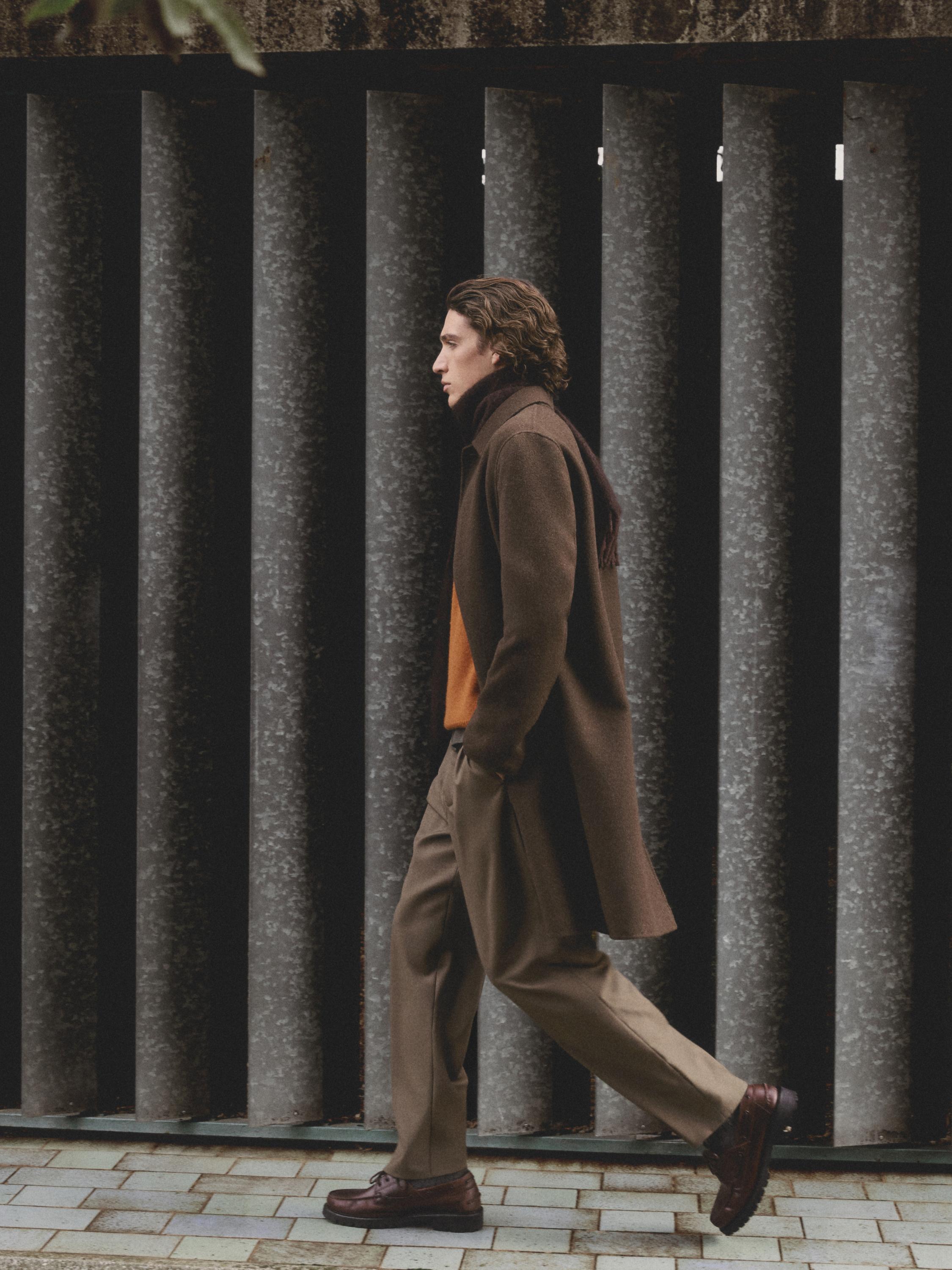 Nappa loafers with track sole