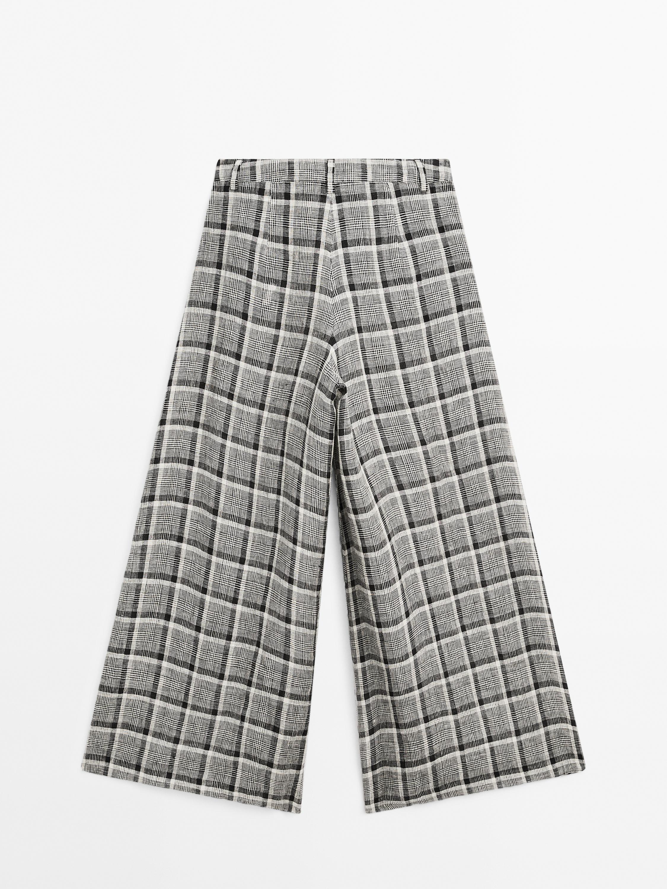 【Massimo Dutti】100% linen check palazzo trousers 05010510710-o6.jpg?ts=