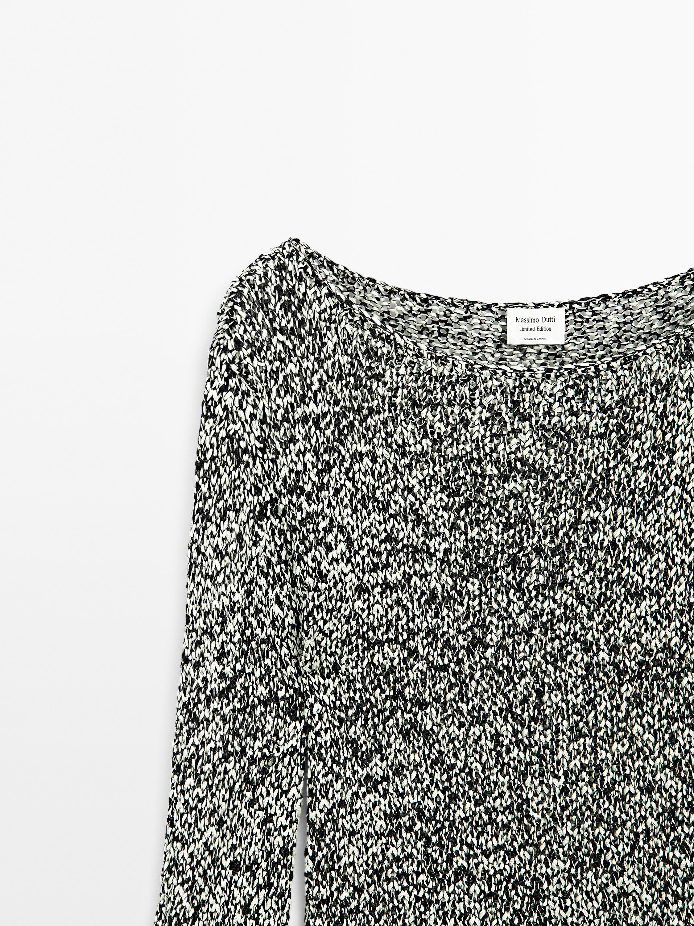 Flecked knit sweater - Limited Edition