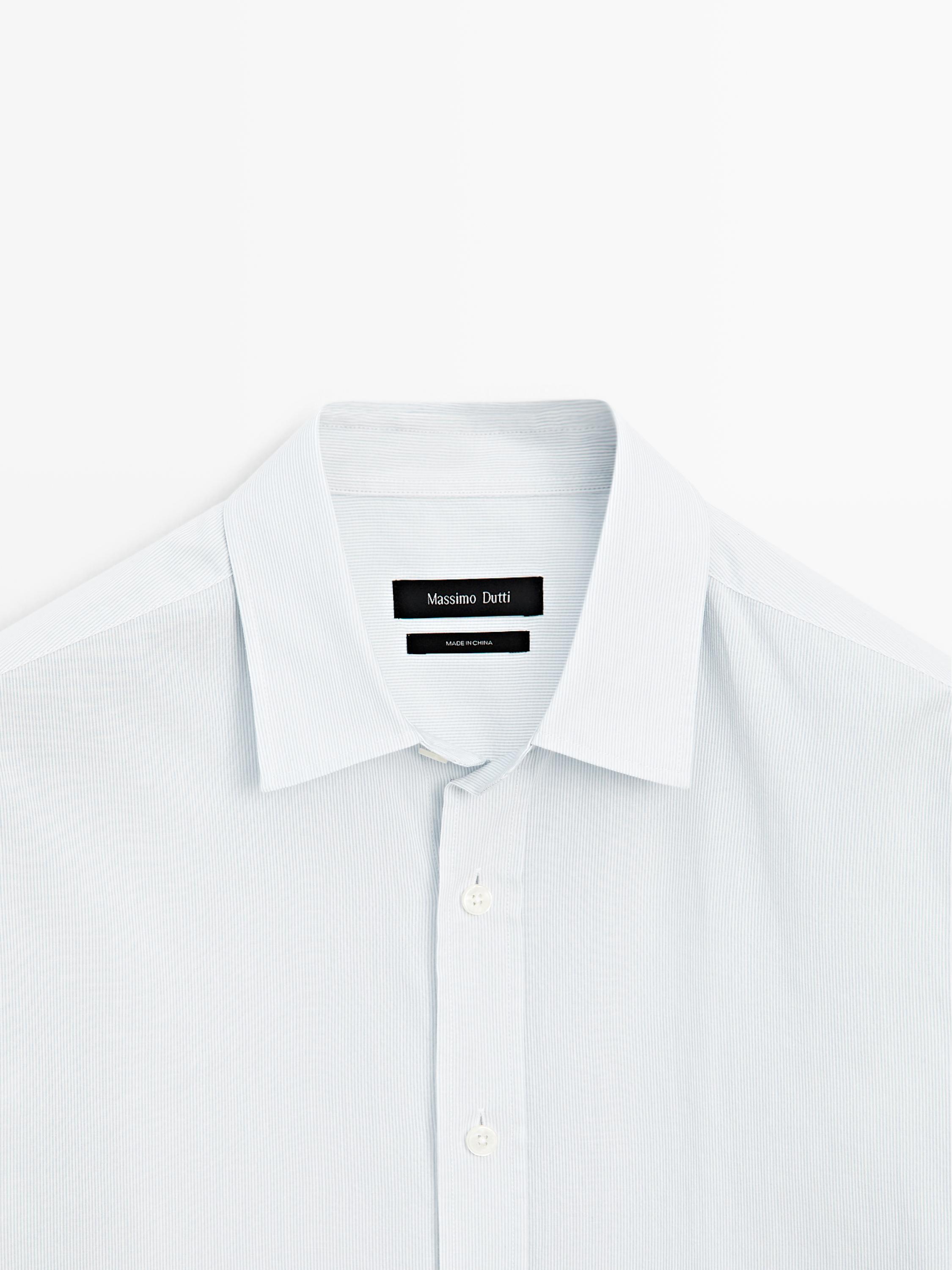 Regular fit striped shirt