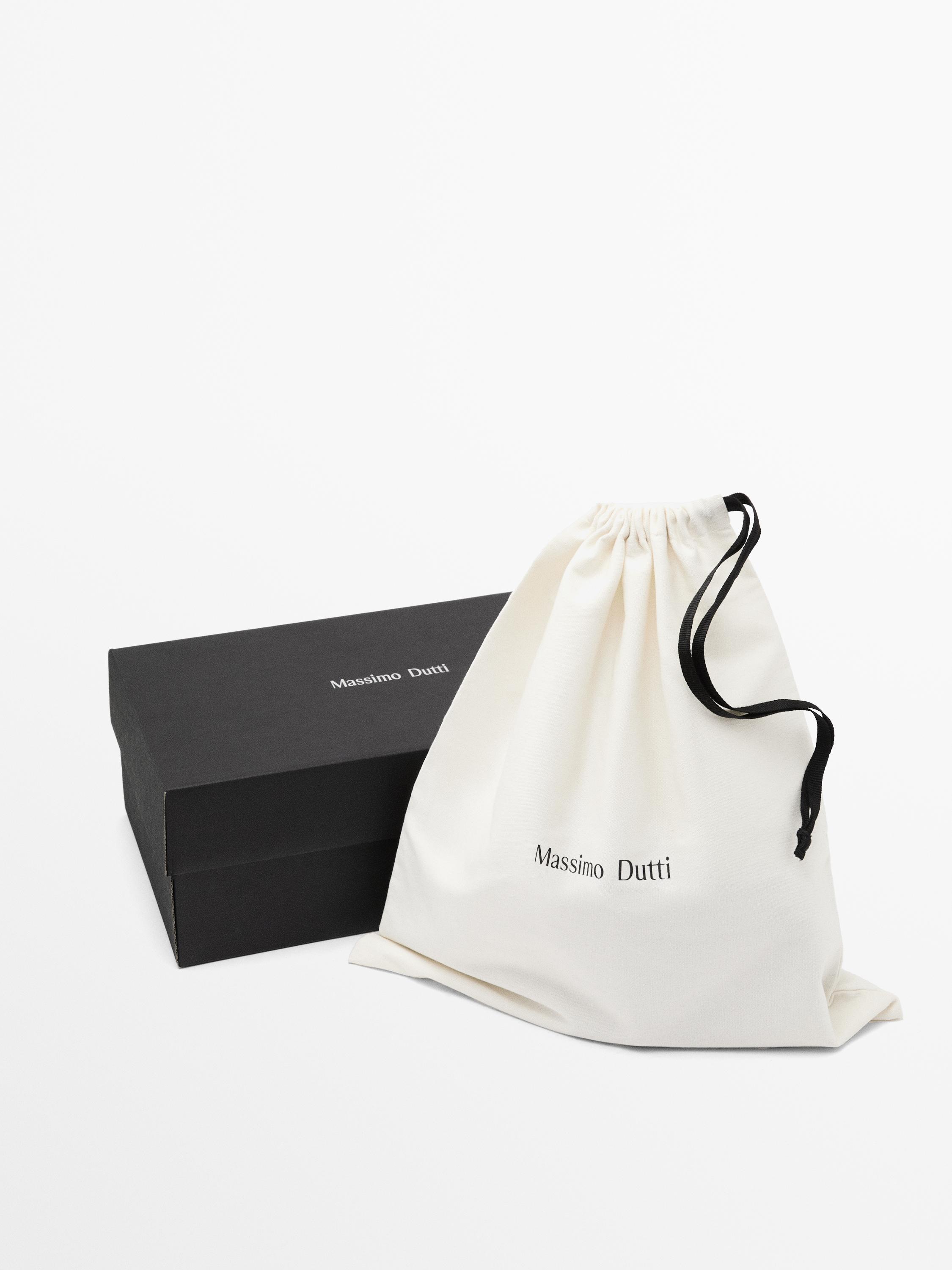 Smart leather shoes — BLACK