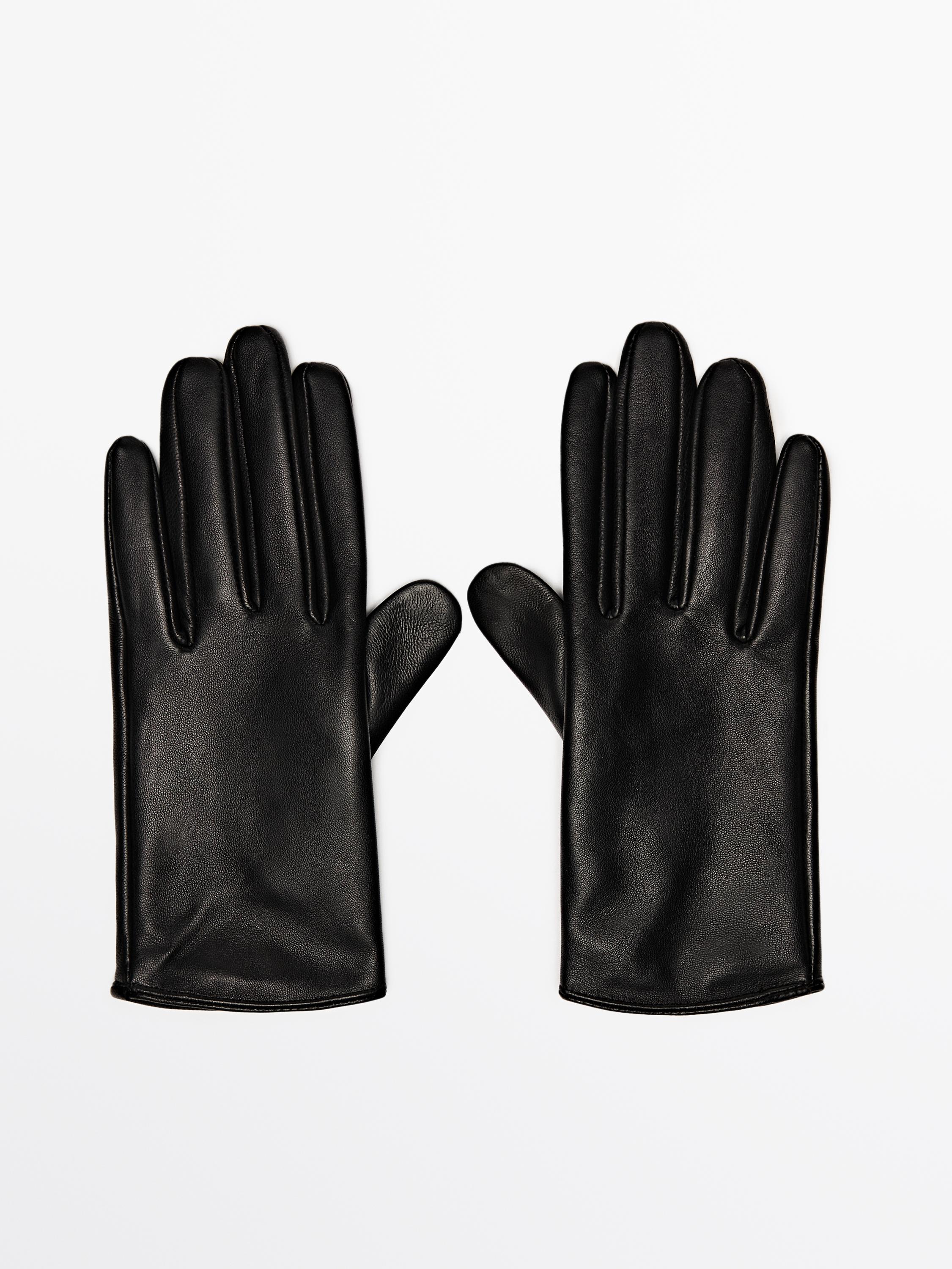 Leather gloves