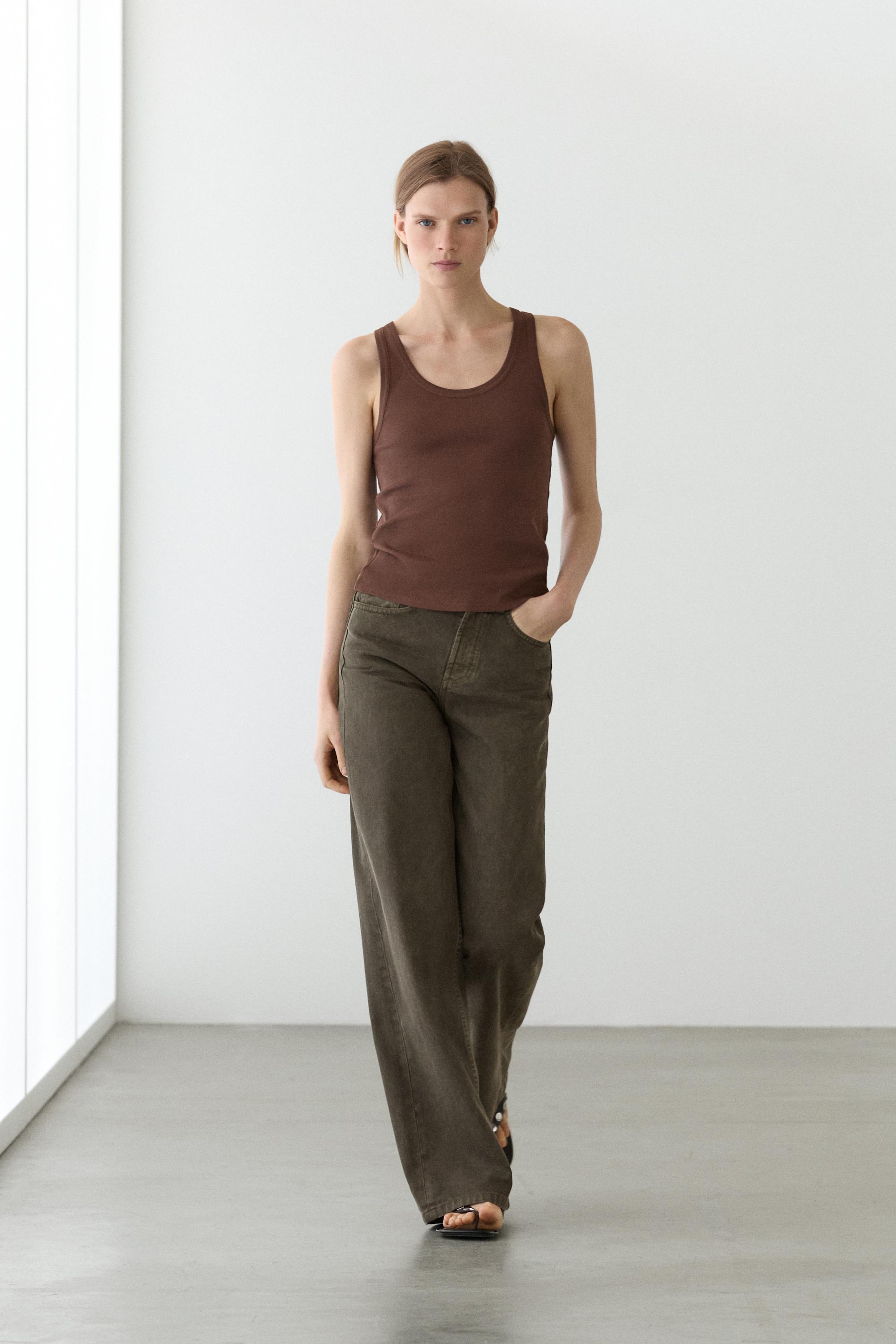 Camiseta sin mangas 100% algodón