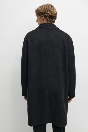 Long wool blend coat — CHARCOAL 5