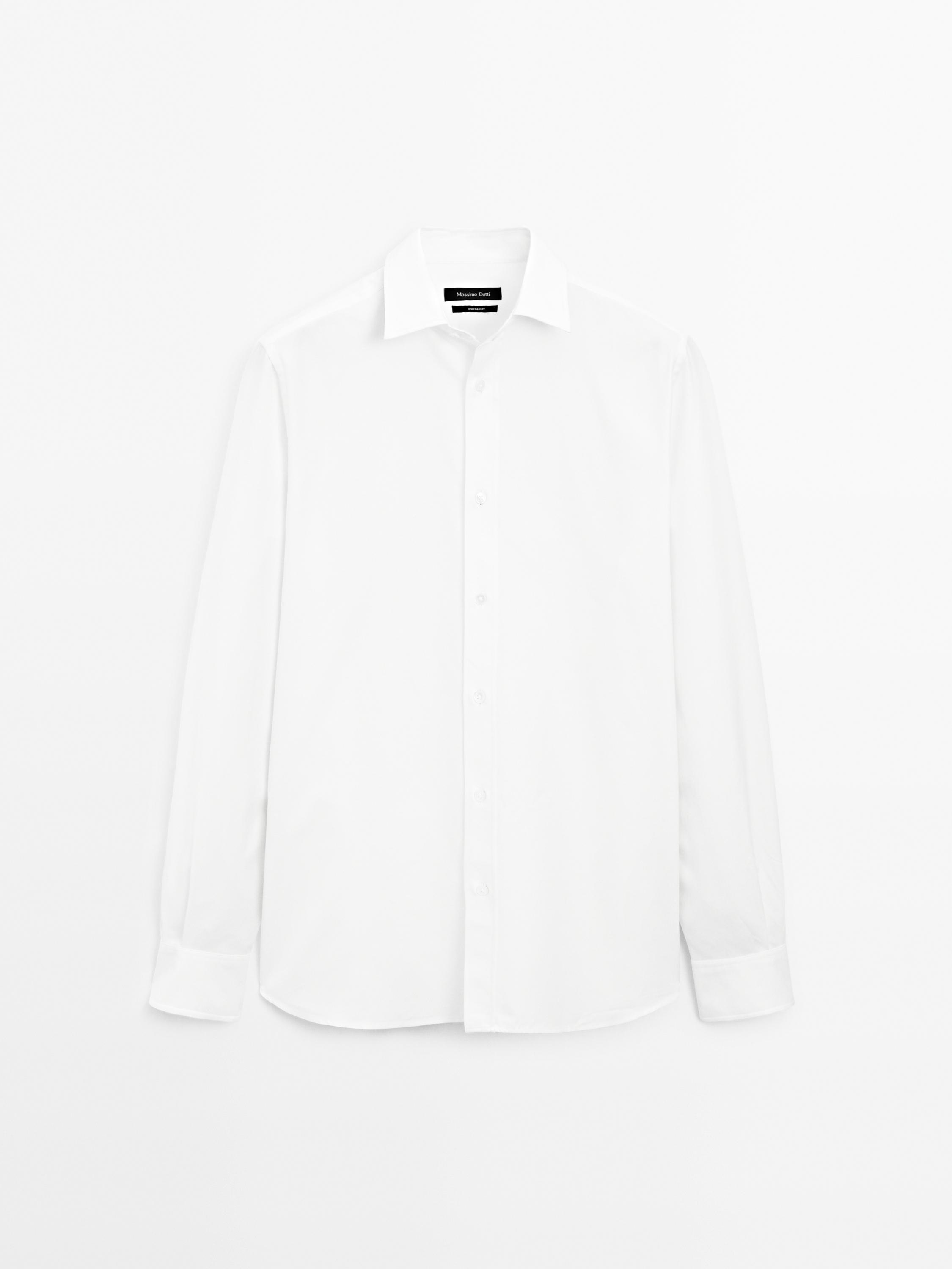 Regular-fit 100% cotton shirt