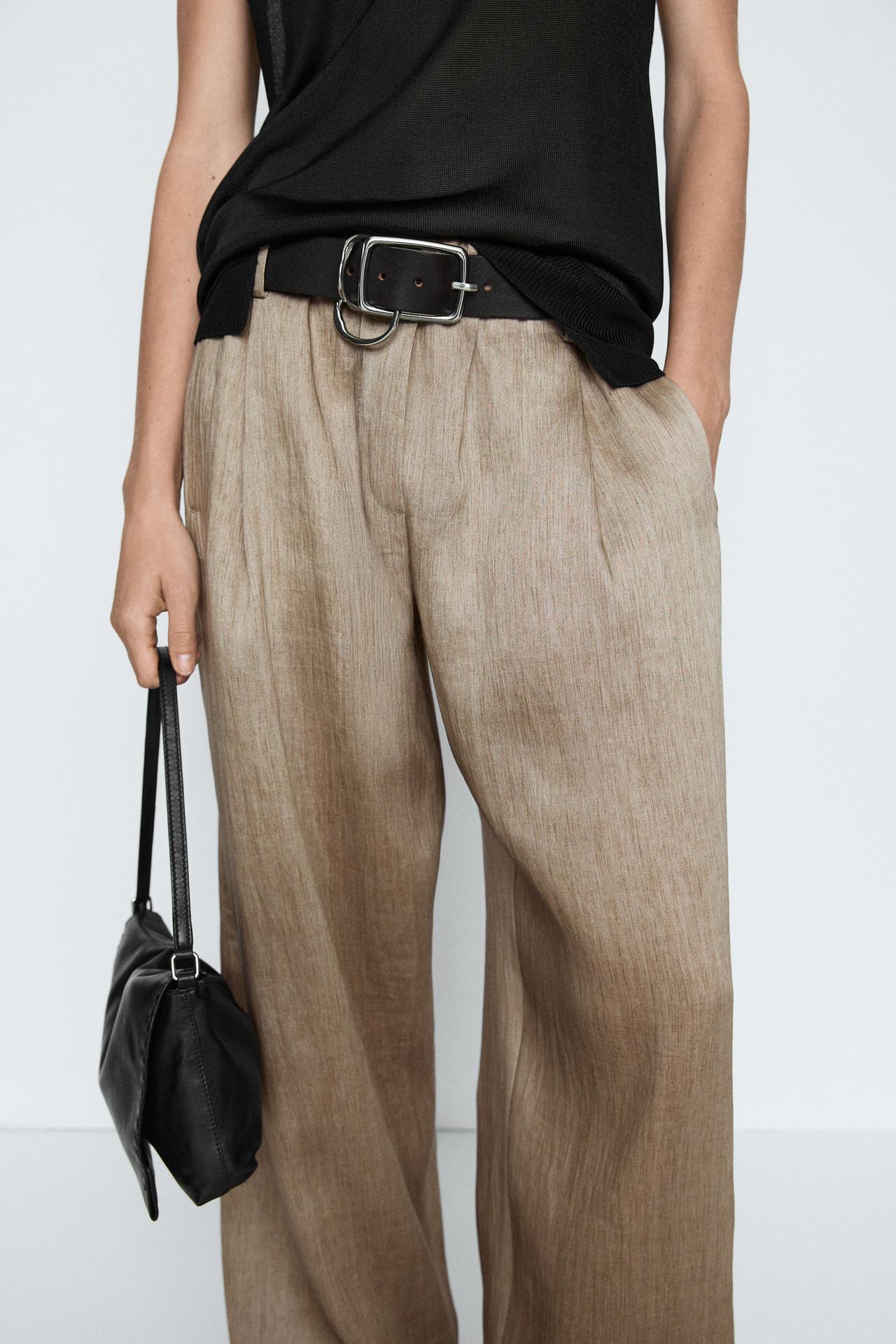 Buckle detail belt - STUDIO — BLACK