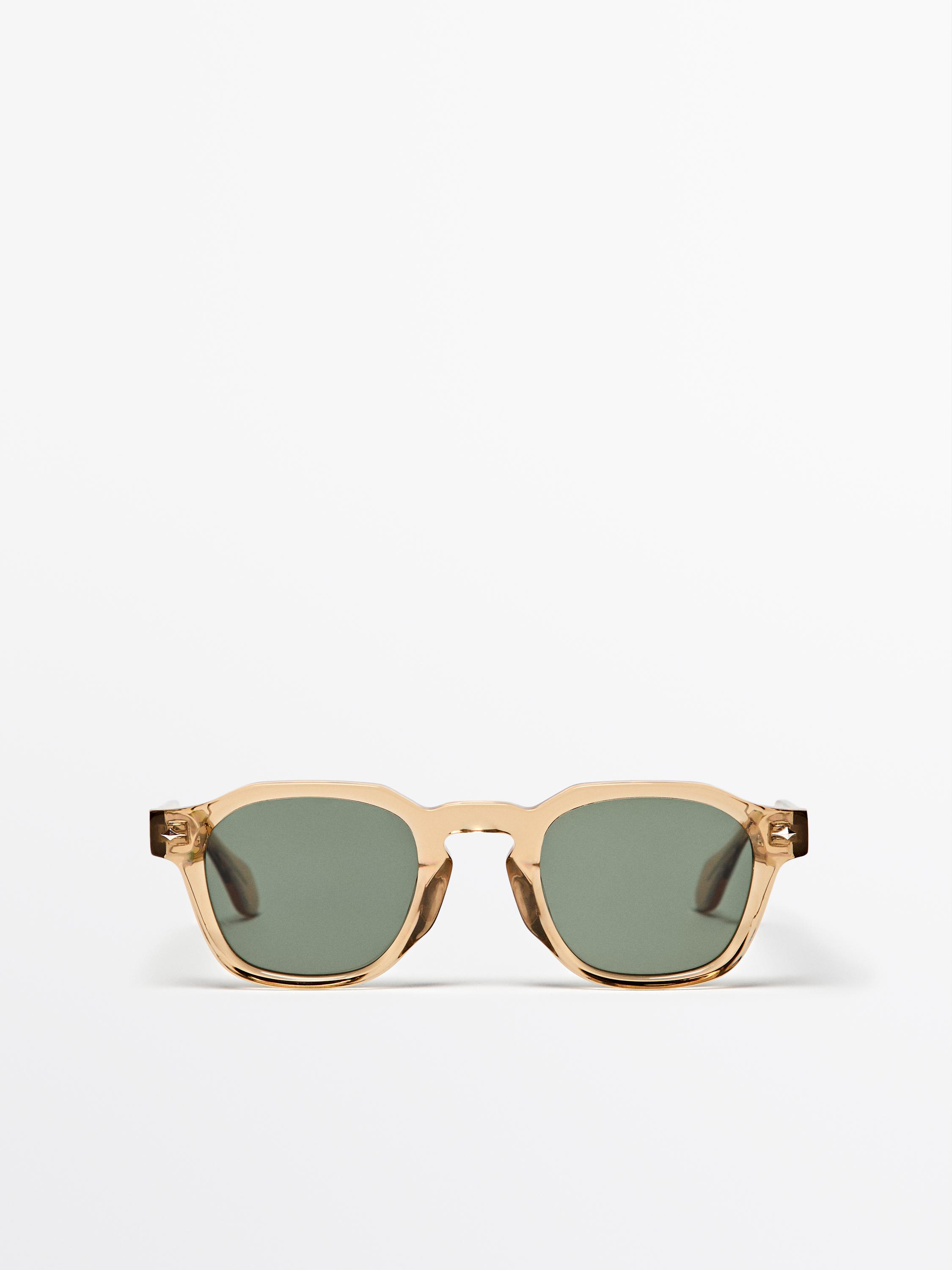 Geometric sunglasses — Mustard