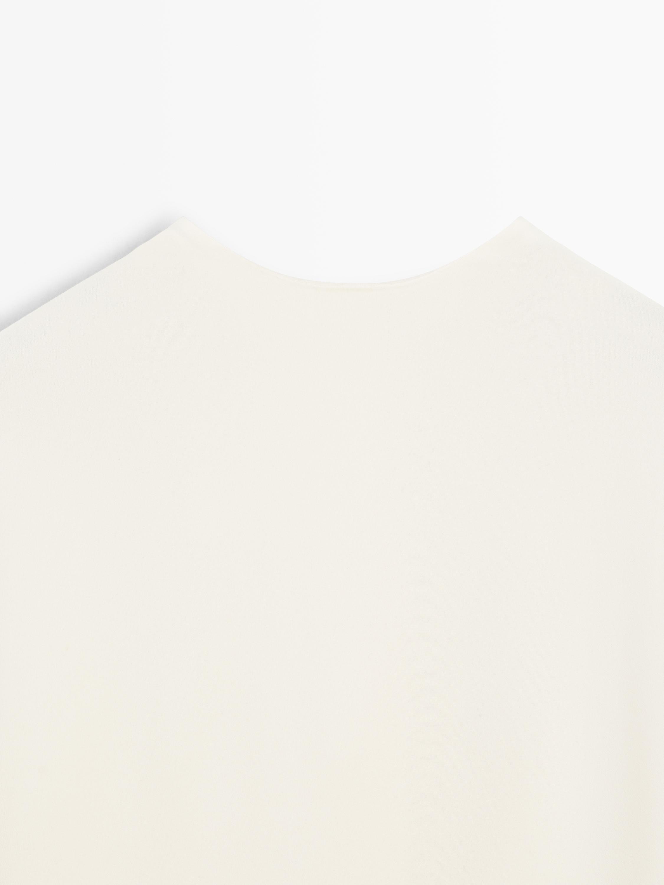 Midi dress with back detail - STUDIO — CREAM