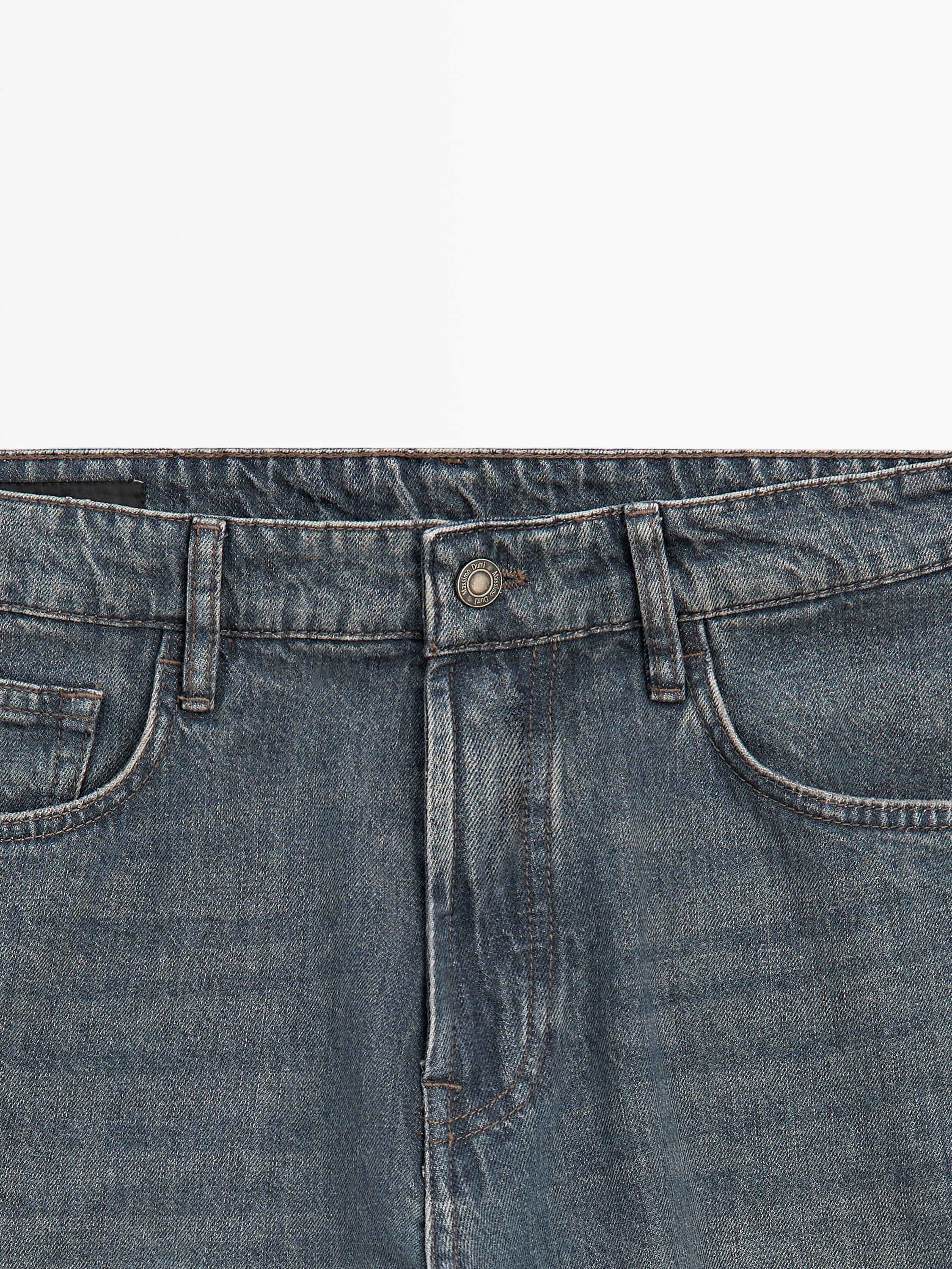 Tapered fit jeans — DARK BLUE