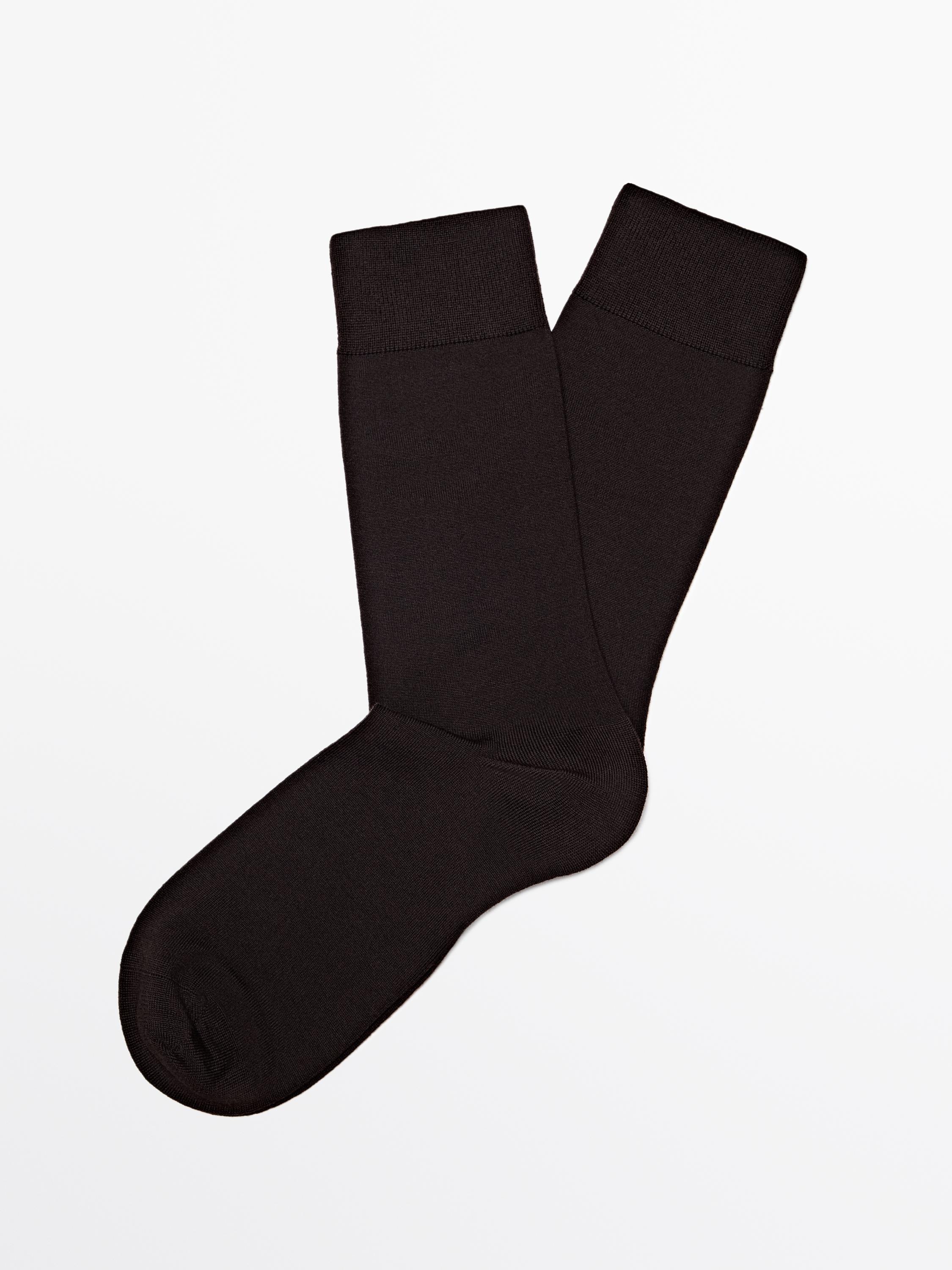 Wool blend socks